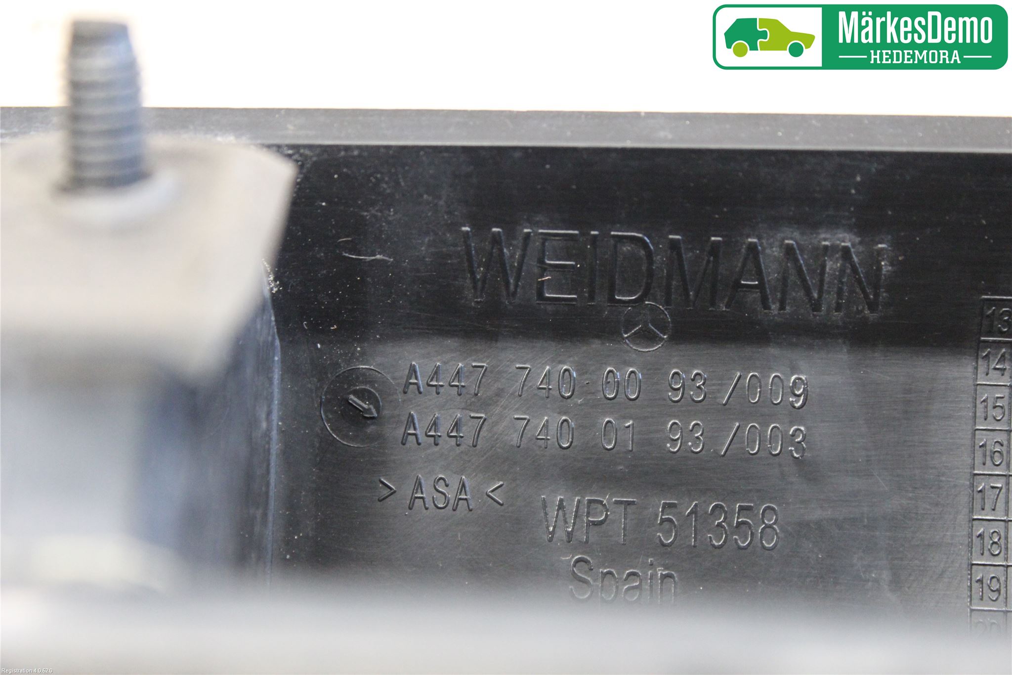 Mercedes-Benz MB VITO/V-KLASS (W640,W447,W448) 14- Feste Skilt Belysning