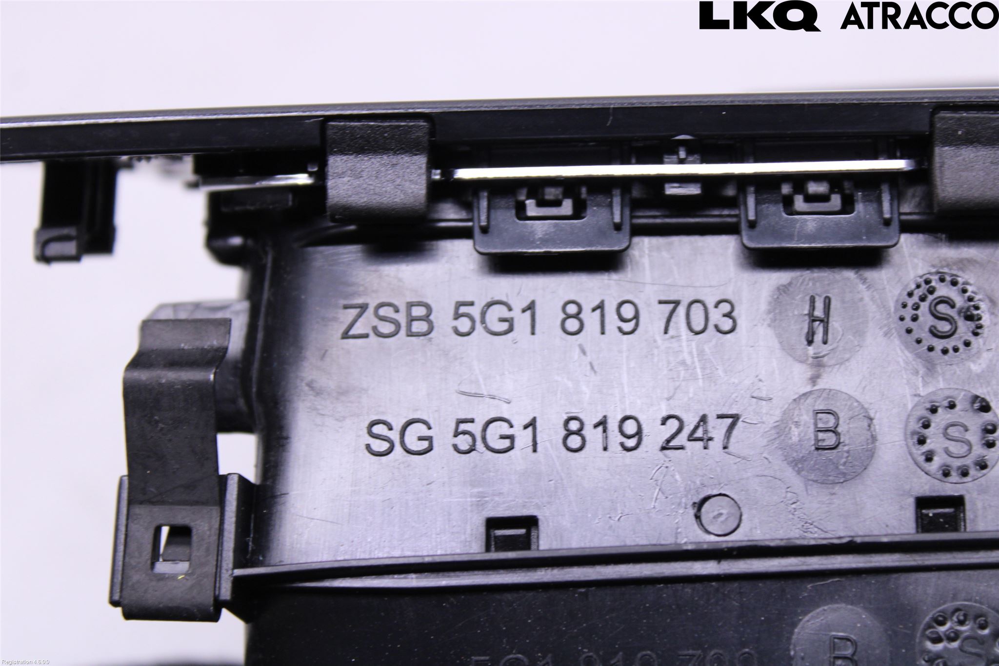 Volkswagen VW GOLF / E-GOLF VII 13-20 Dashbord Kanal - Dyse