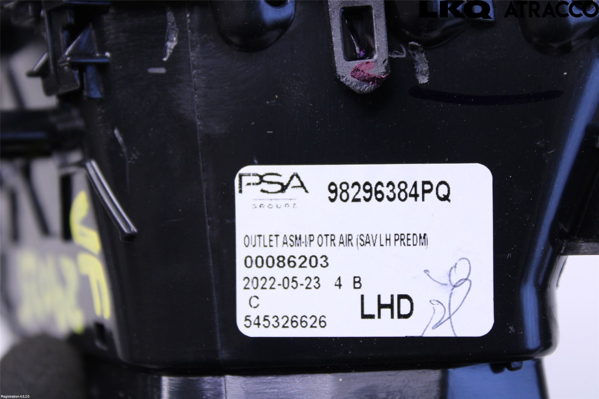 Opel CORSA F, CORSA-E 20- Dashbord Kanal - Dyse