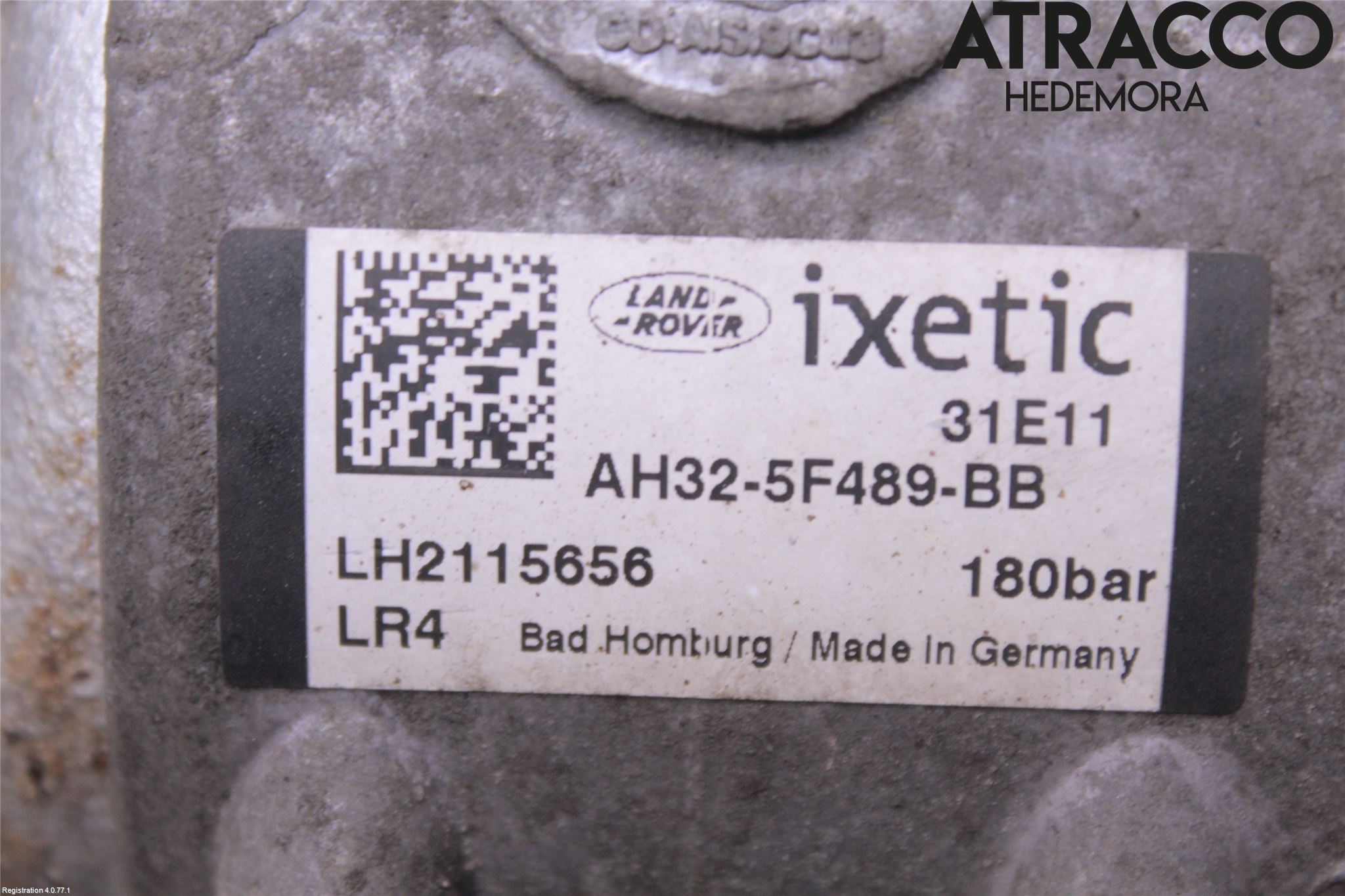 Landrover RANGE ROVER SPORT (L320) 10-13 Fjæring Hydraulikkpumpe