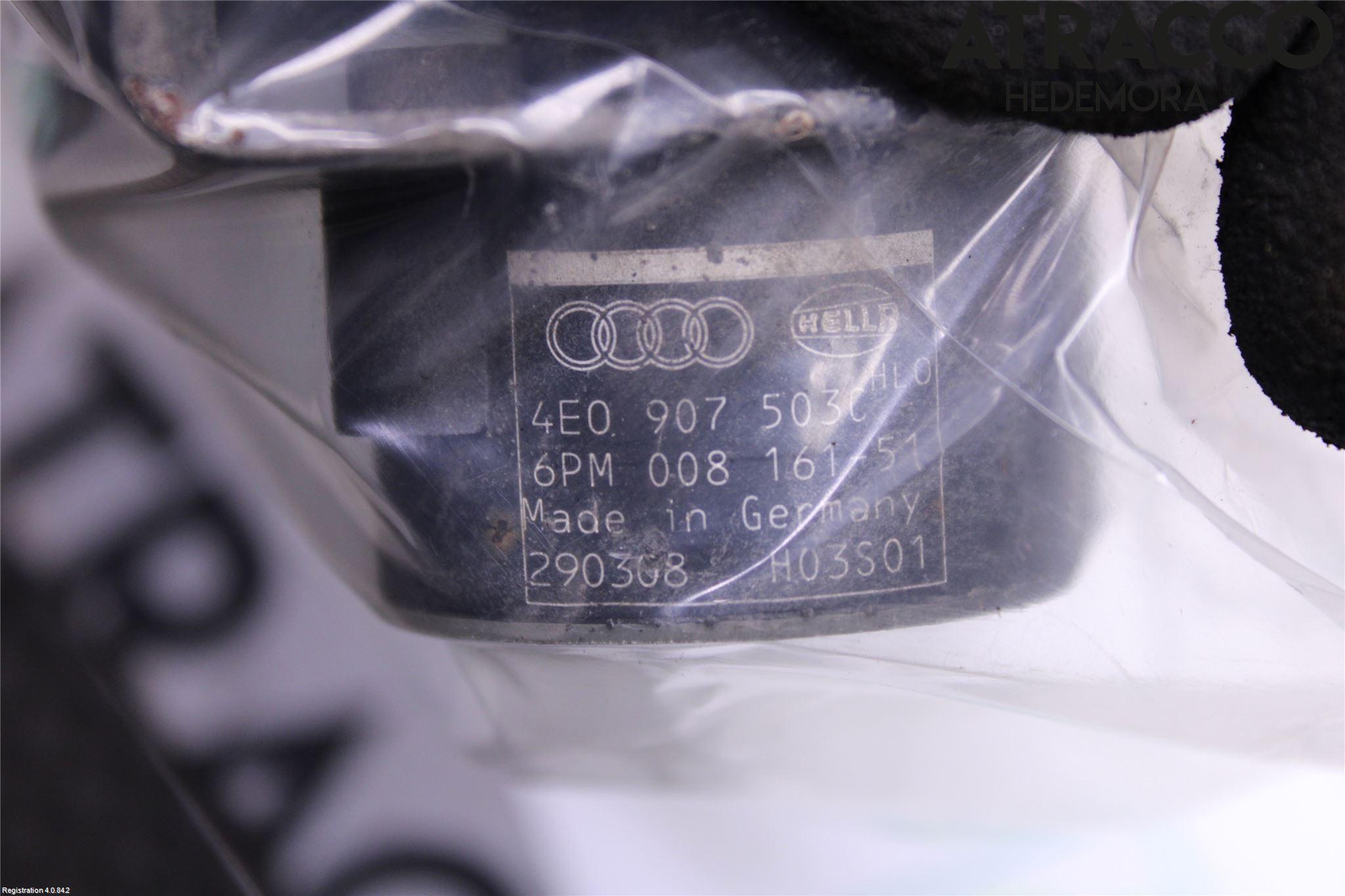 Audi A8/S8 4E  02-09 Lastføler Bremser Bak