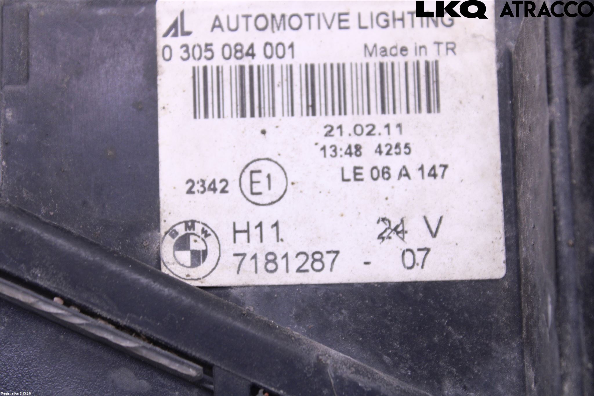 BMW 1 E87/81 5D/3D 03-11 Frontlykt-Kurve-Tåkelys