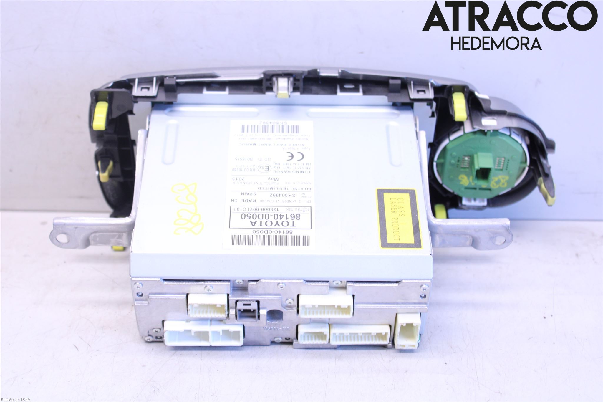 Toyota YARIS XP130 12-14 Stereo Radio Med Cd