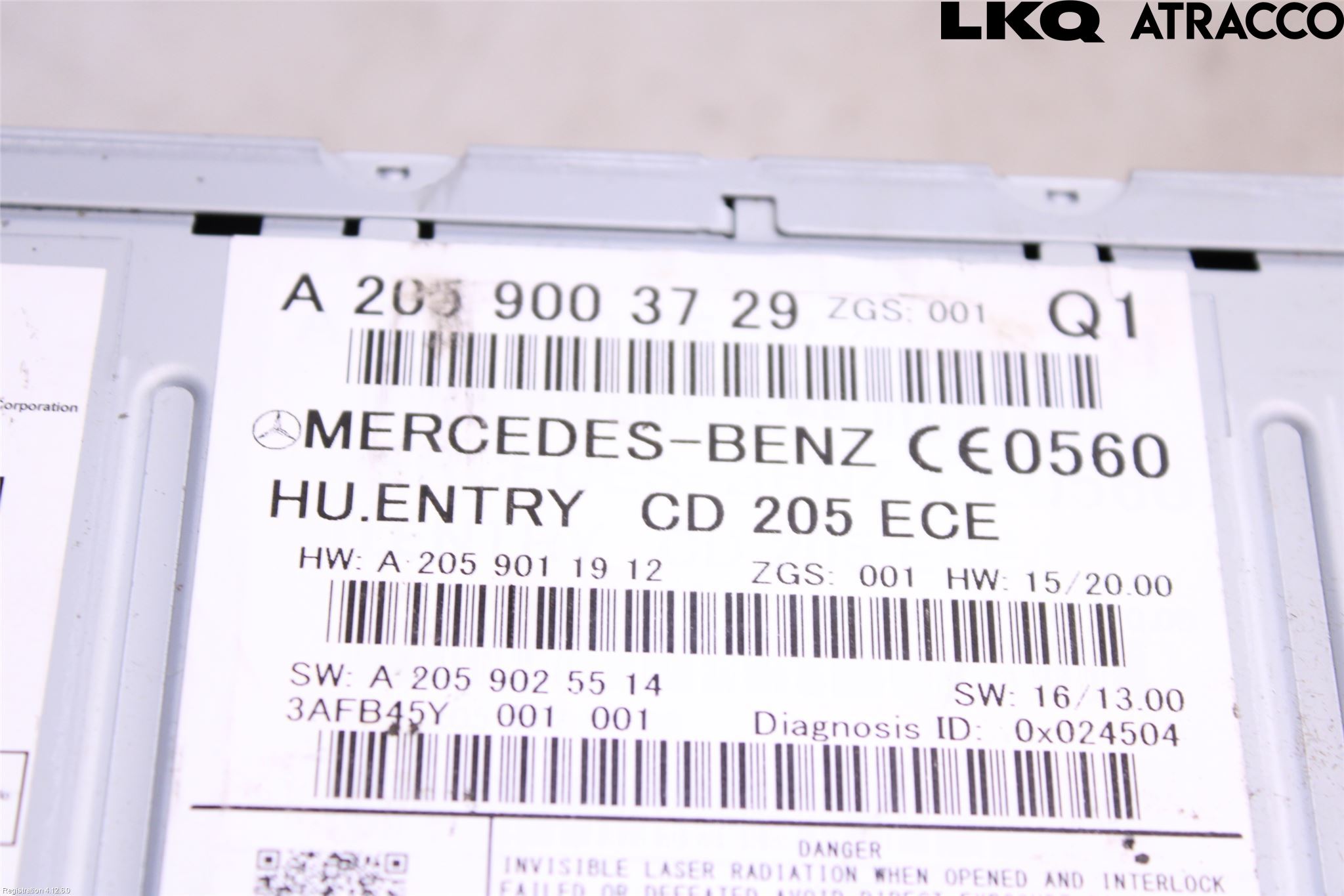 Mercedes-Benz MB C-KLASS (W205) 14-21 Stereo Radio