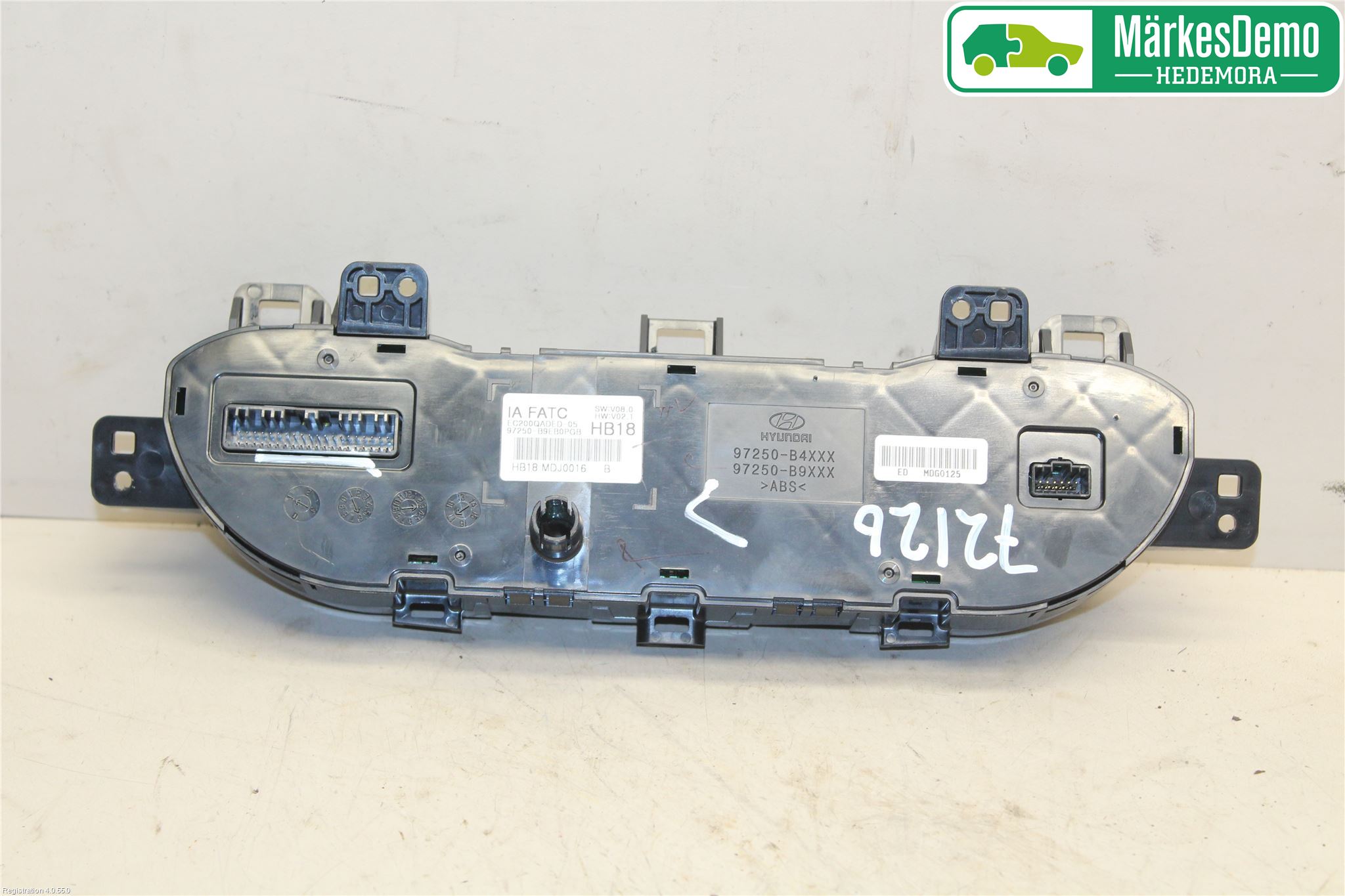 Hyundai i10 BA 17-20 Varme Ac Betjening-Display
