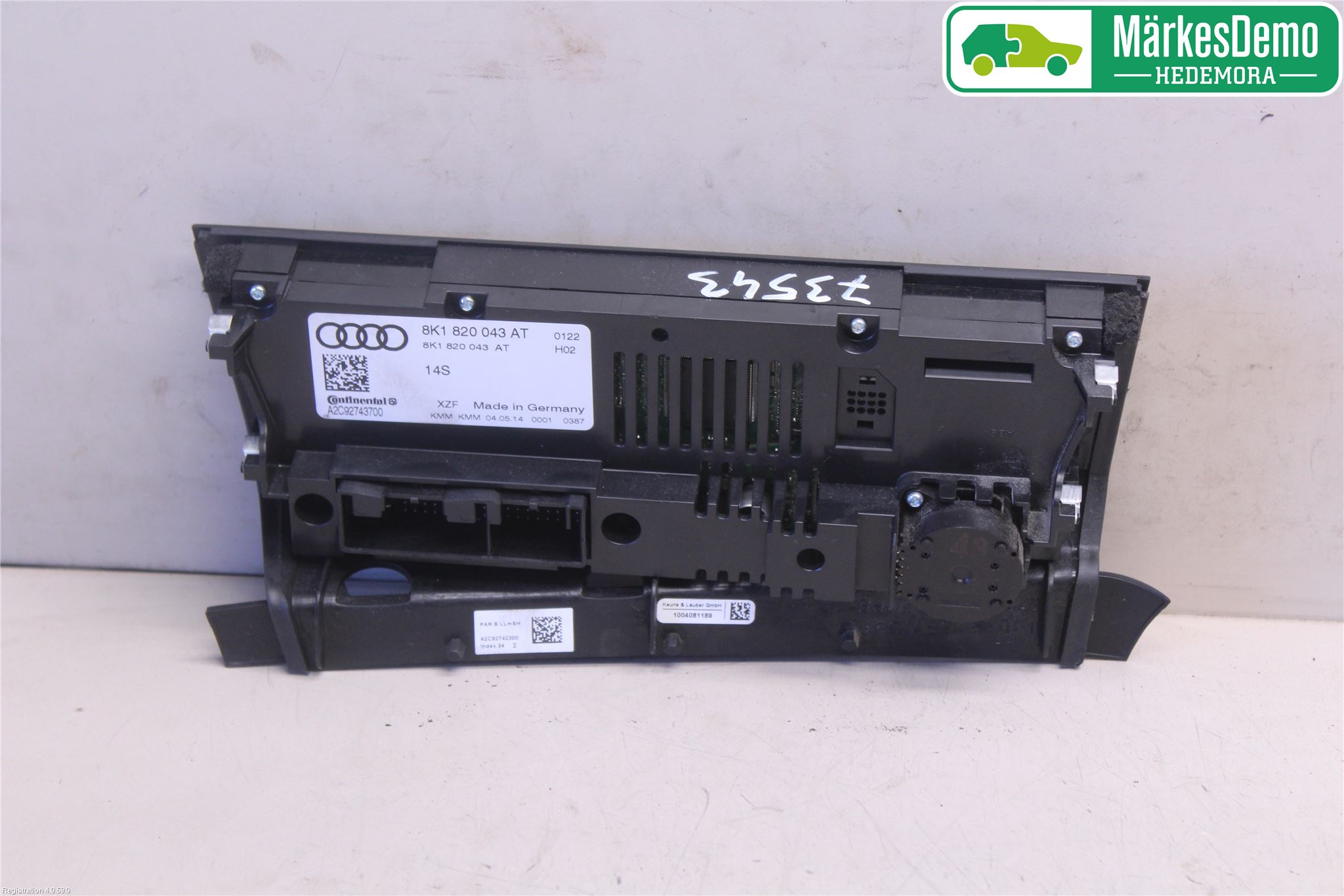 Audi Q5 09-16 Varme Ac Betjening-Display