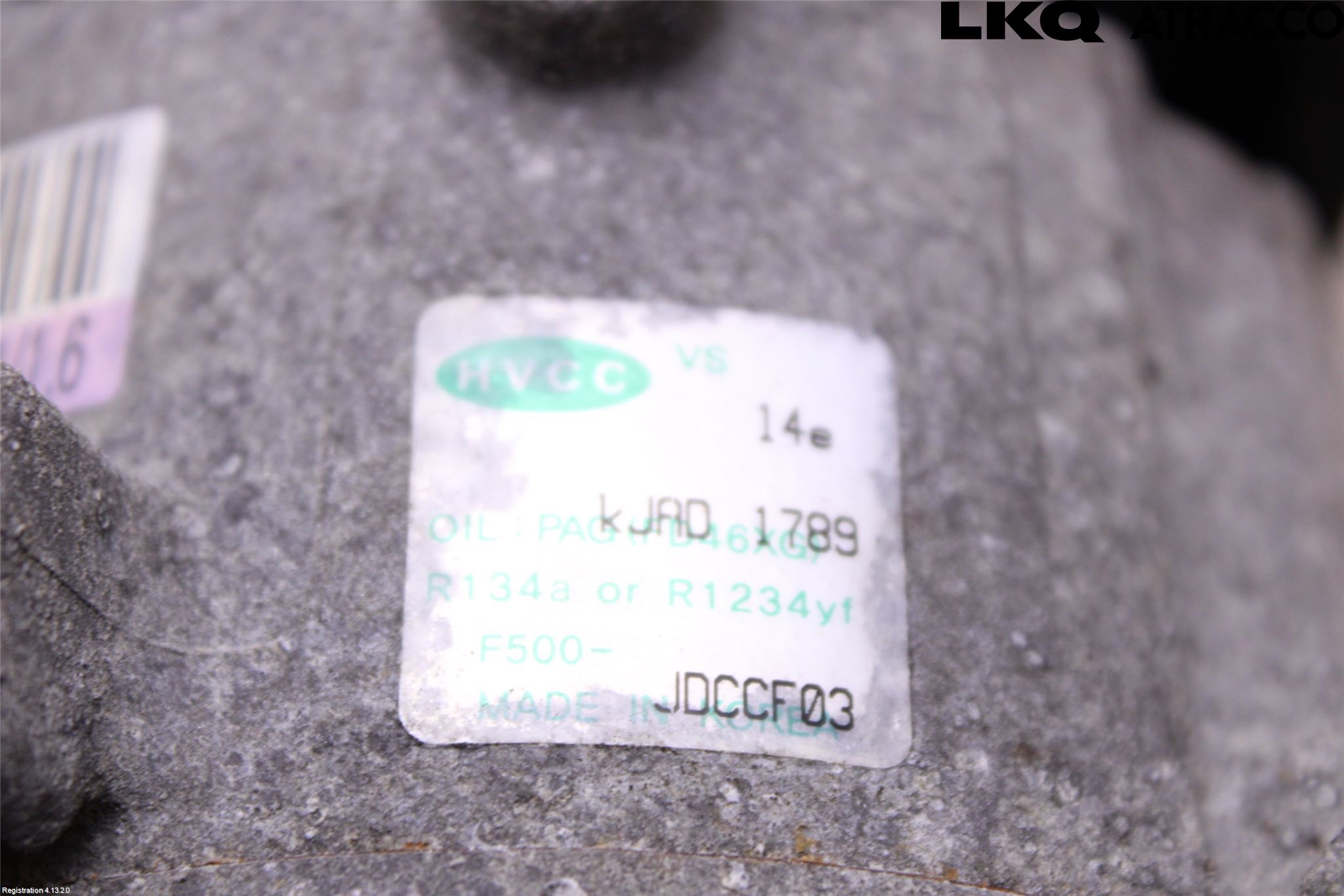 Kia CEED 12-18 Varme Ac Kompressor