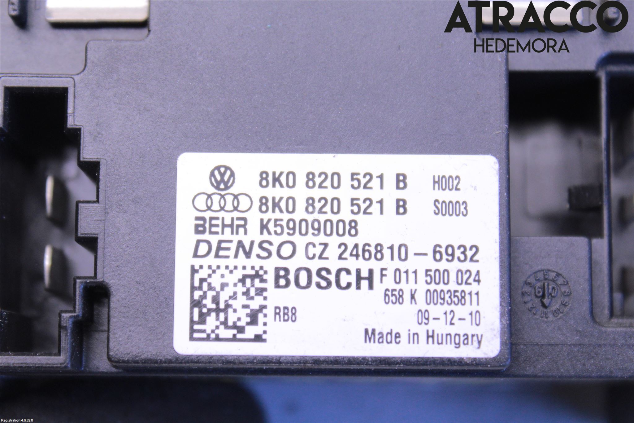 Audi A4/S4 08-11 Varmeapparat Viftemotstand