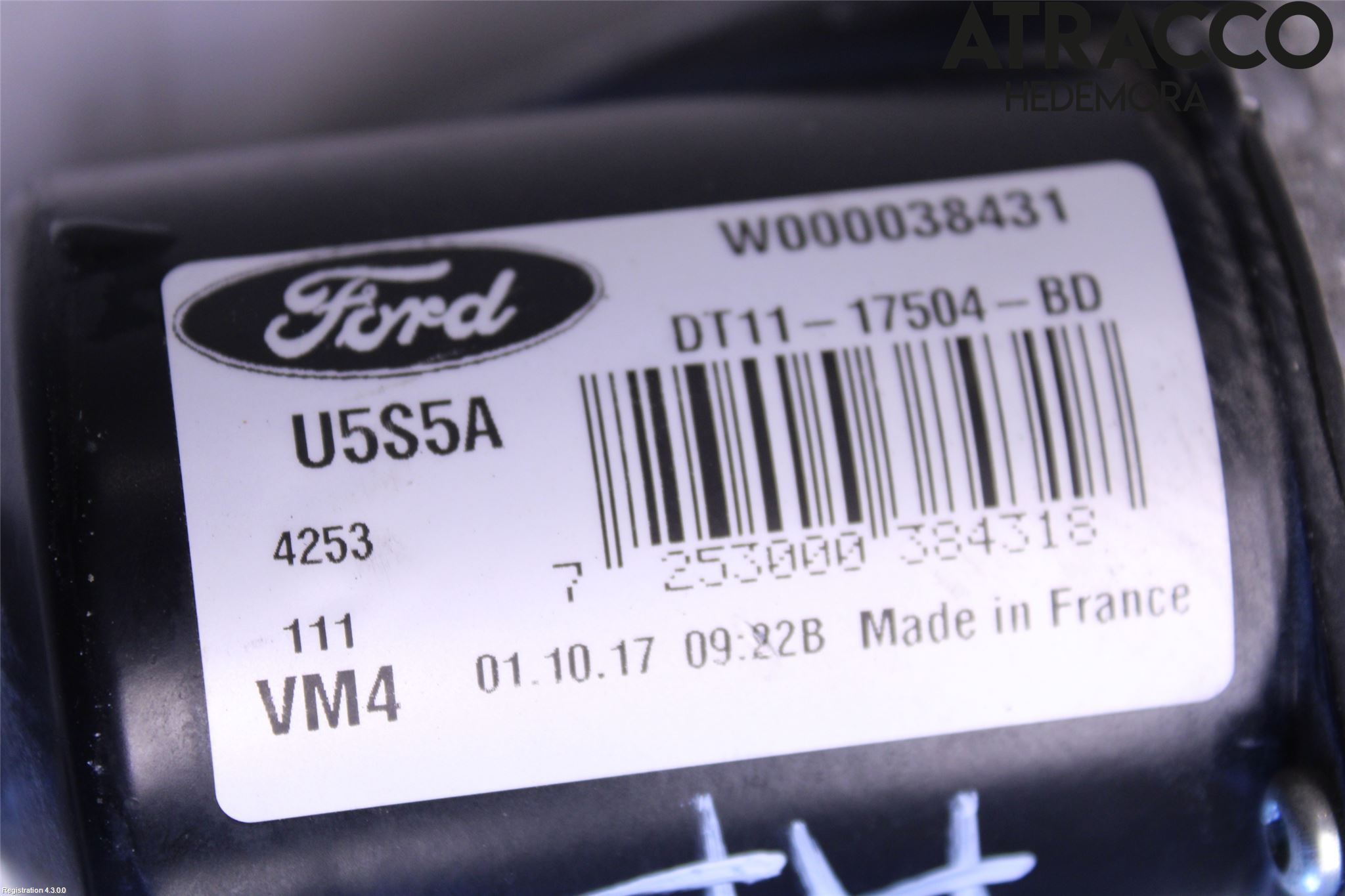 Ford TRANSIT/TOURNEO COURIER 13-23 Viskermotor Frontrute