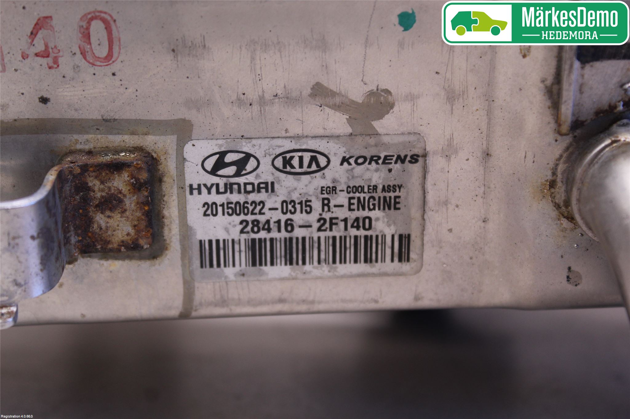 Kia SORENTO 15-20 Eksos Kjøler