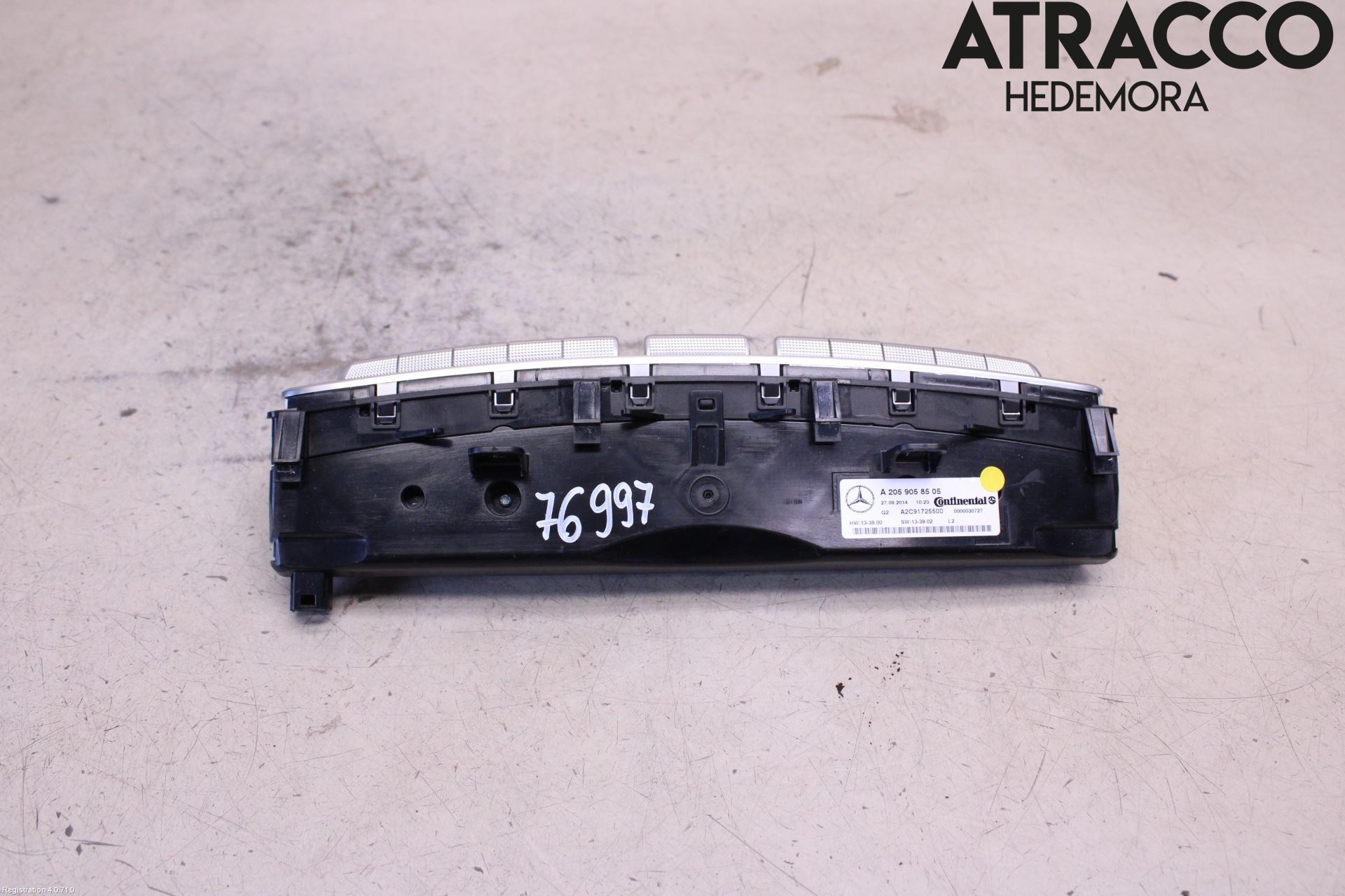 Mercedes-Benz MB C-KLASS (W205) 14-21 Varme Ac Betjening-Display