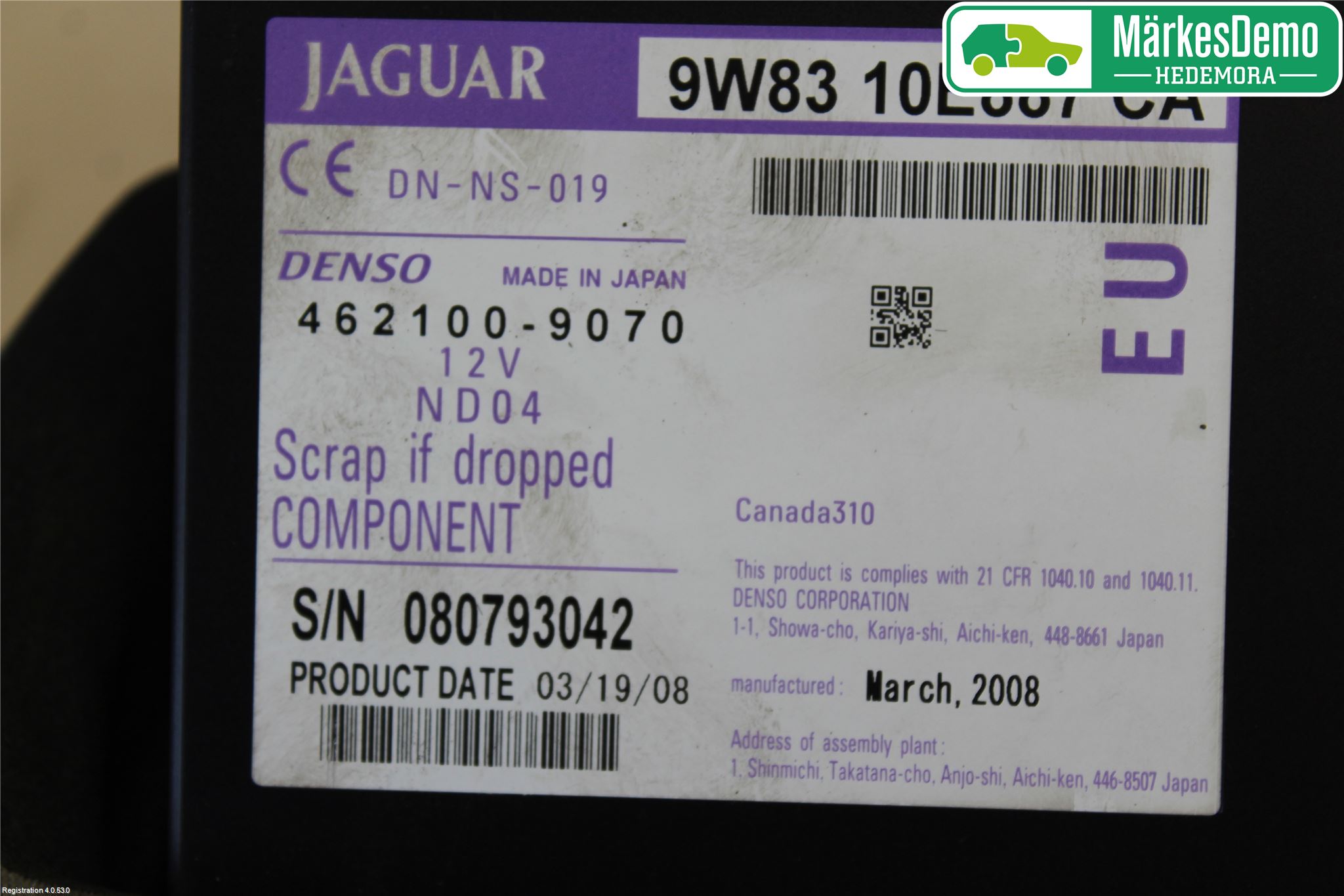 Jaguar XF 08-15 Stereo Dvd Spiller