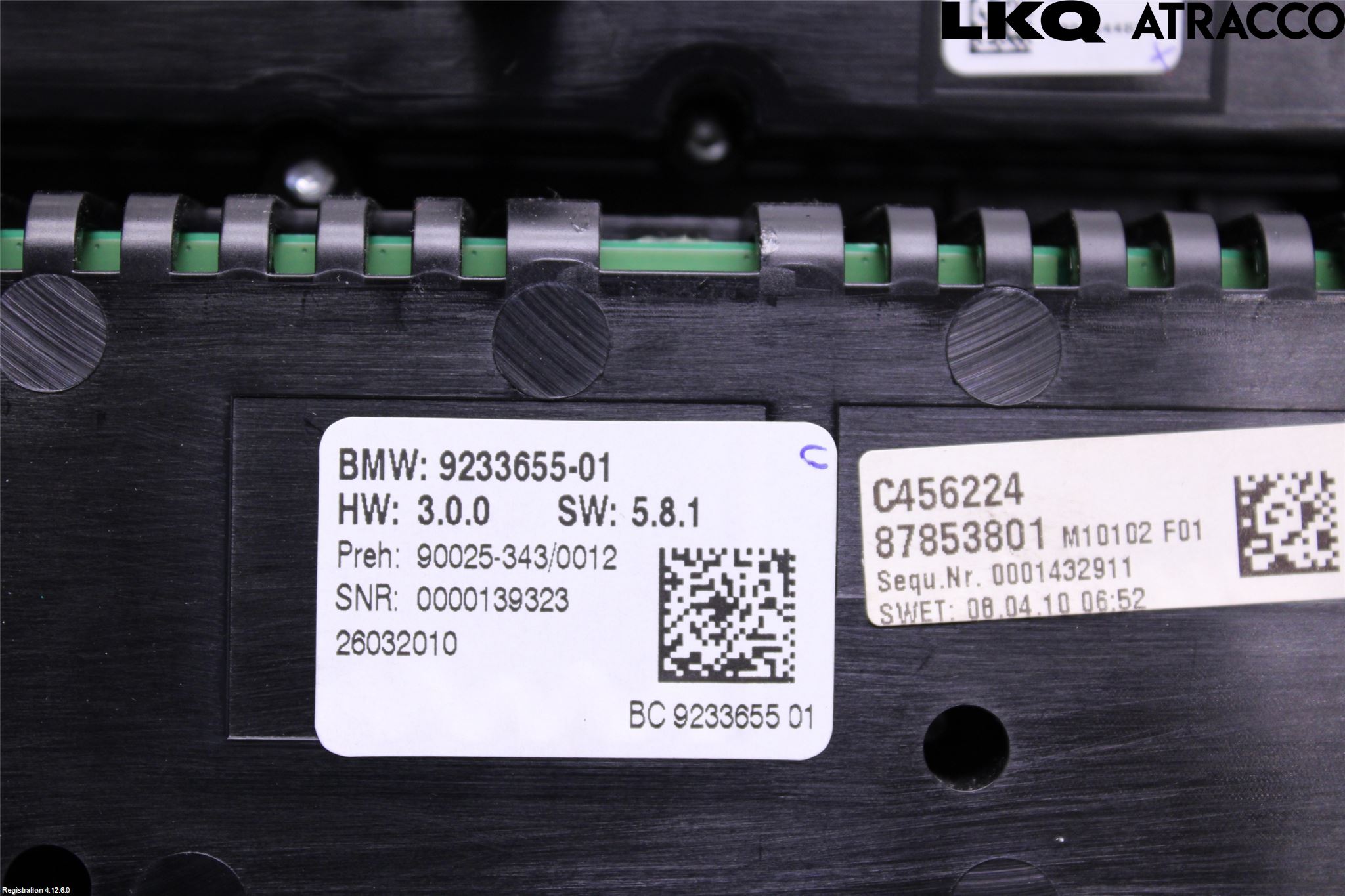 BMW 5 GT F07 09-17 Varme Ac Betjening-Display