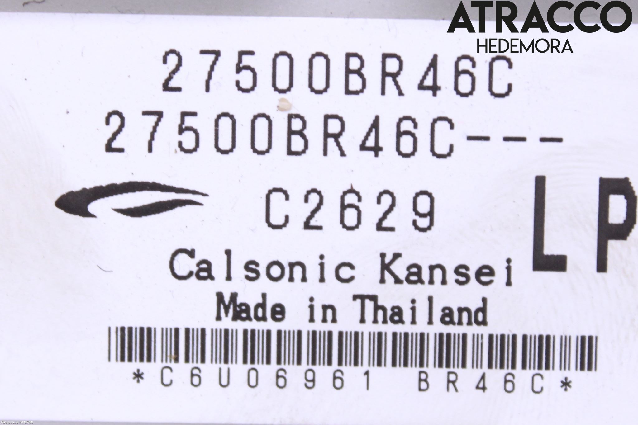 Nissan QASHQAI 10-14 Varme Ac Betjening-Display