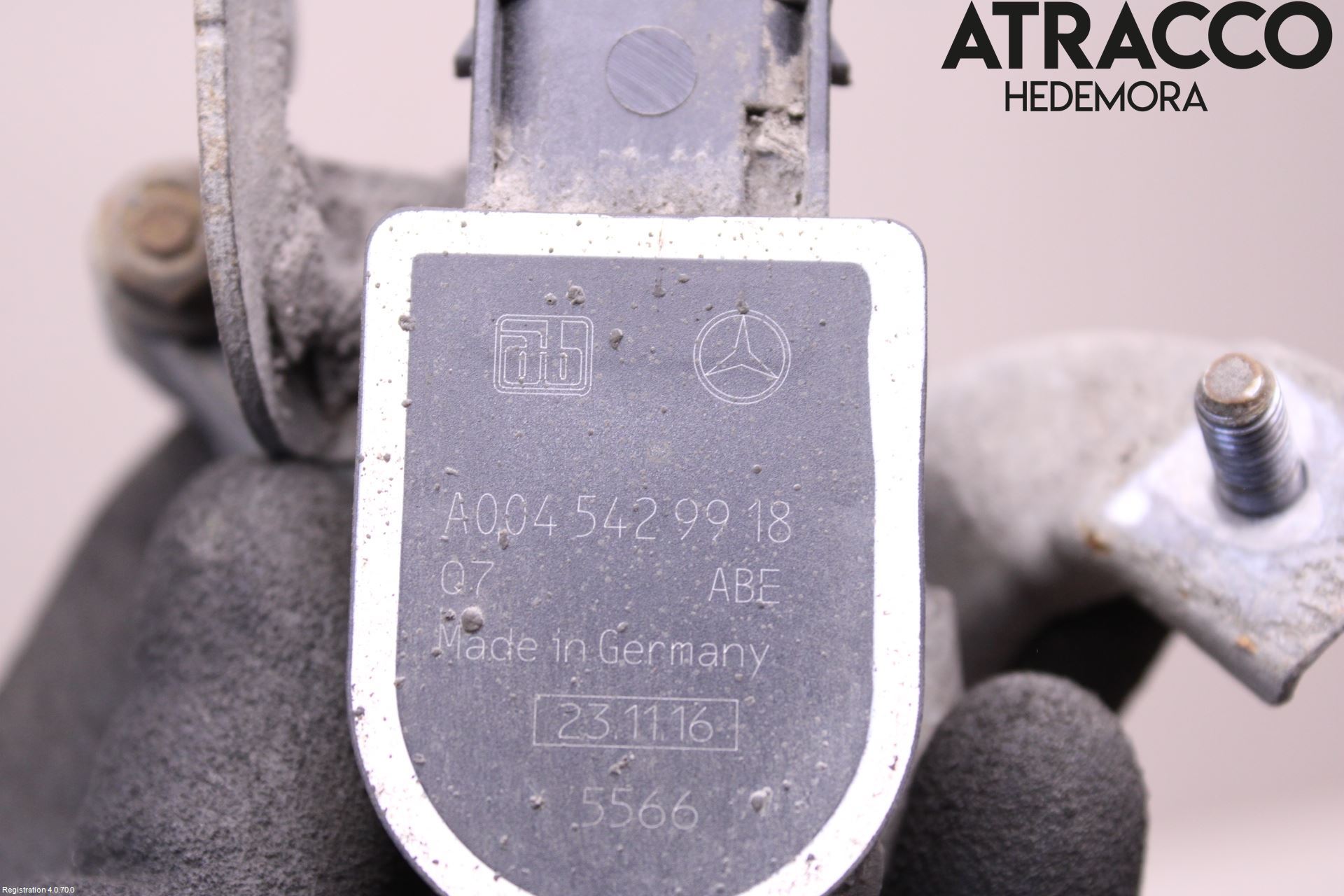 Mercedes-Benz MB CLA-KLASS (C117/X117) 13-19 Lastføler Bremser Bak