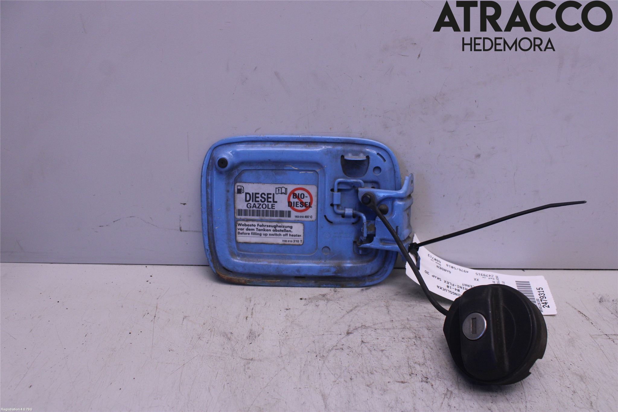 Volkswagen VW CADDY      04-10 Drivstoff Tankluke