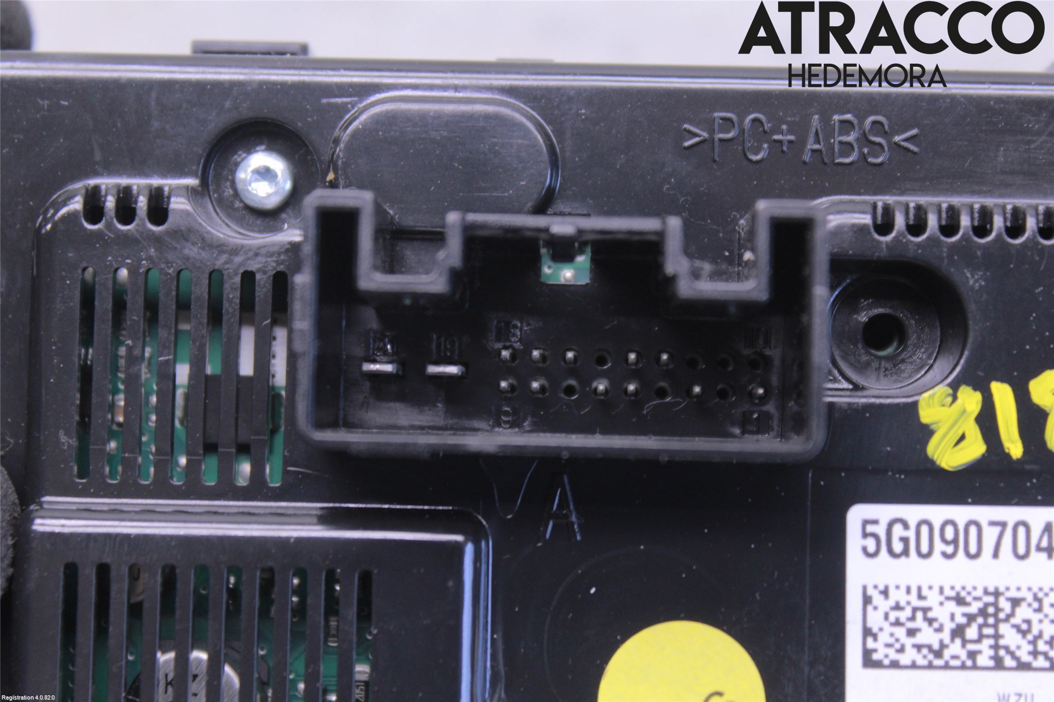 Volkswagen VW GOLF / E-GOLF VII 13-20 Varme Ac Betjening-Display