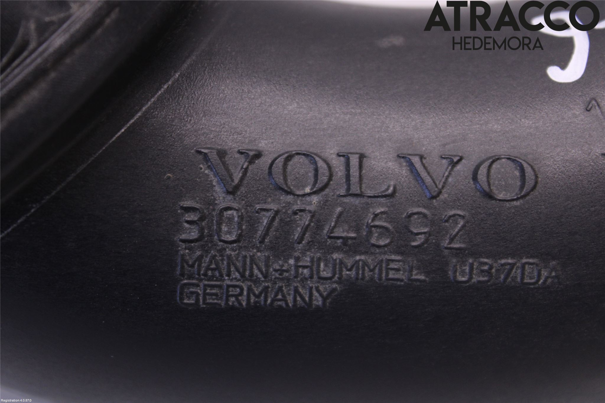 Volvo V60 11-13 Inns Gummibelg - Slange