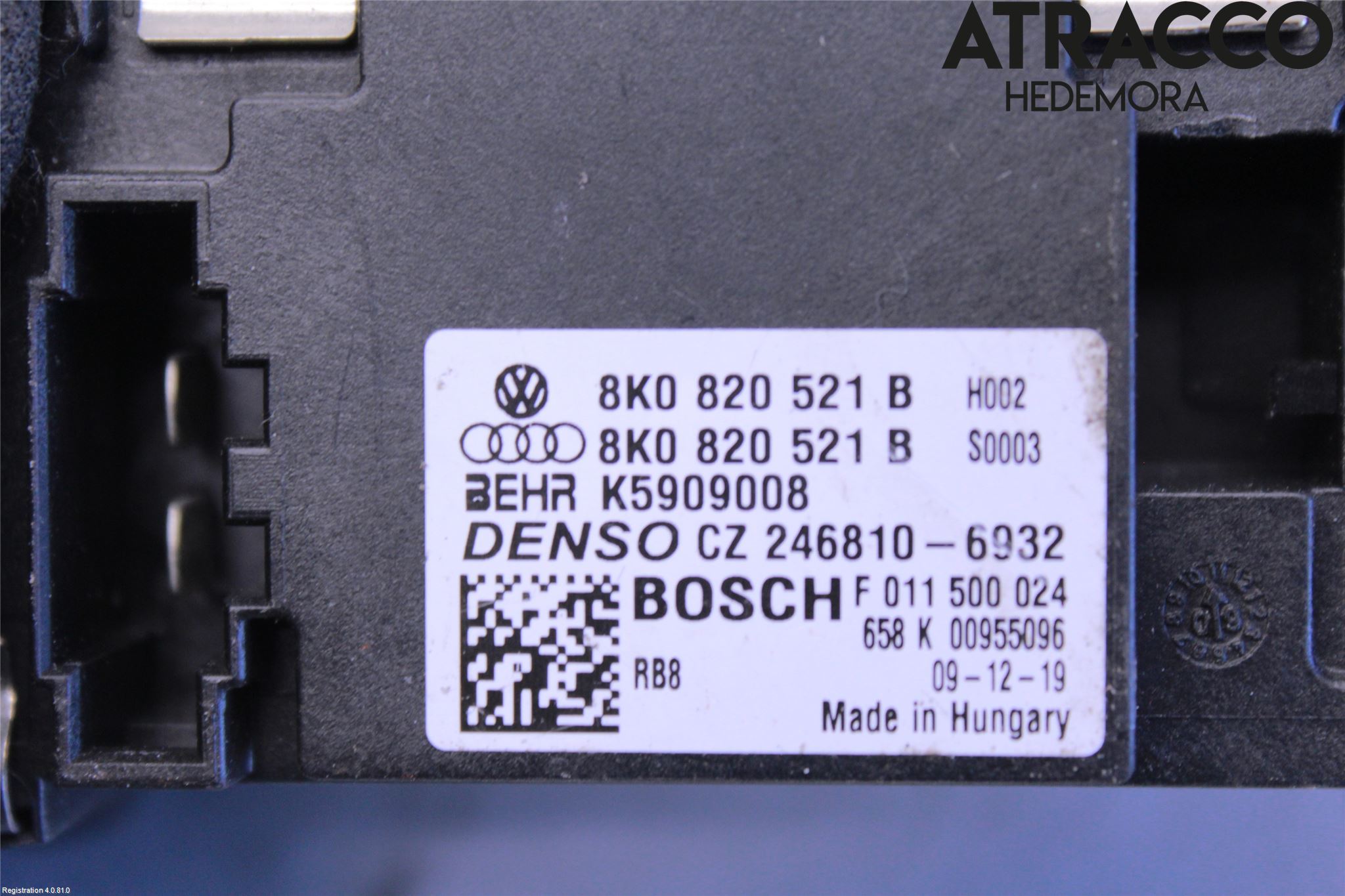 Audi A4/S4 08-11 Varmeapparat Viftemotstand