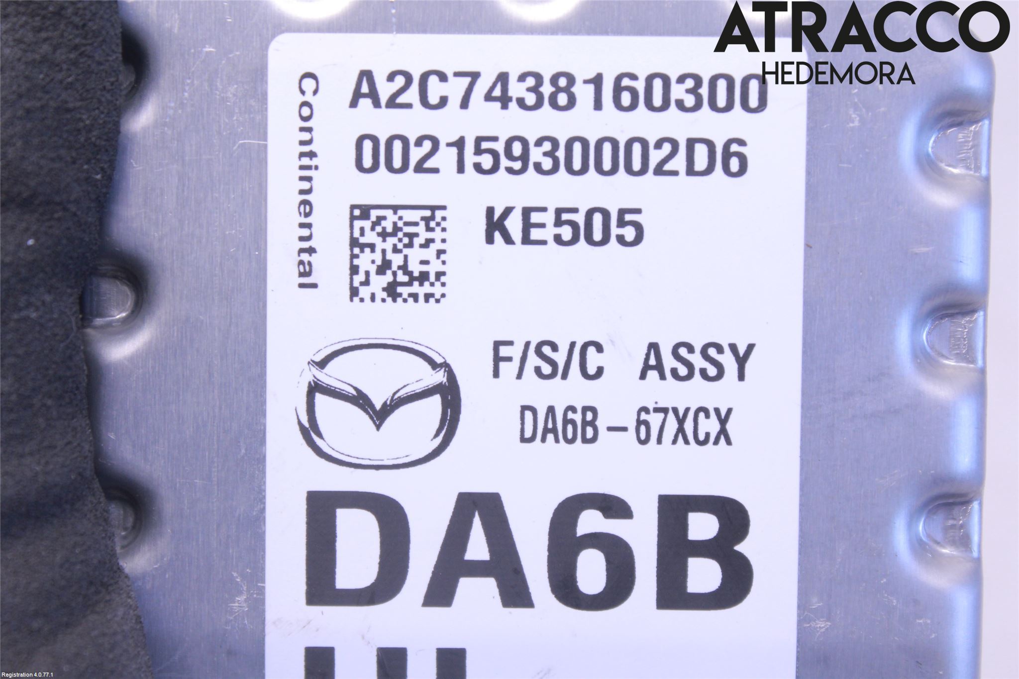 Mazda 2 (DJ) 15-22 Parkeringshjelp Kamera