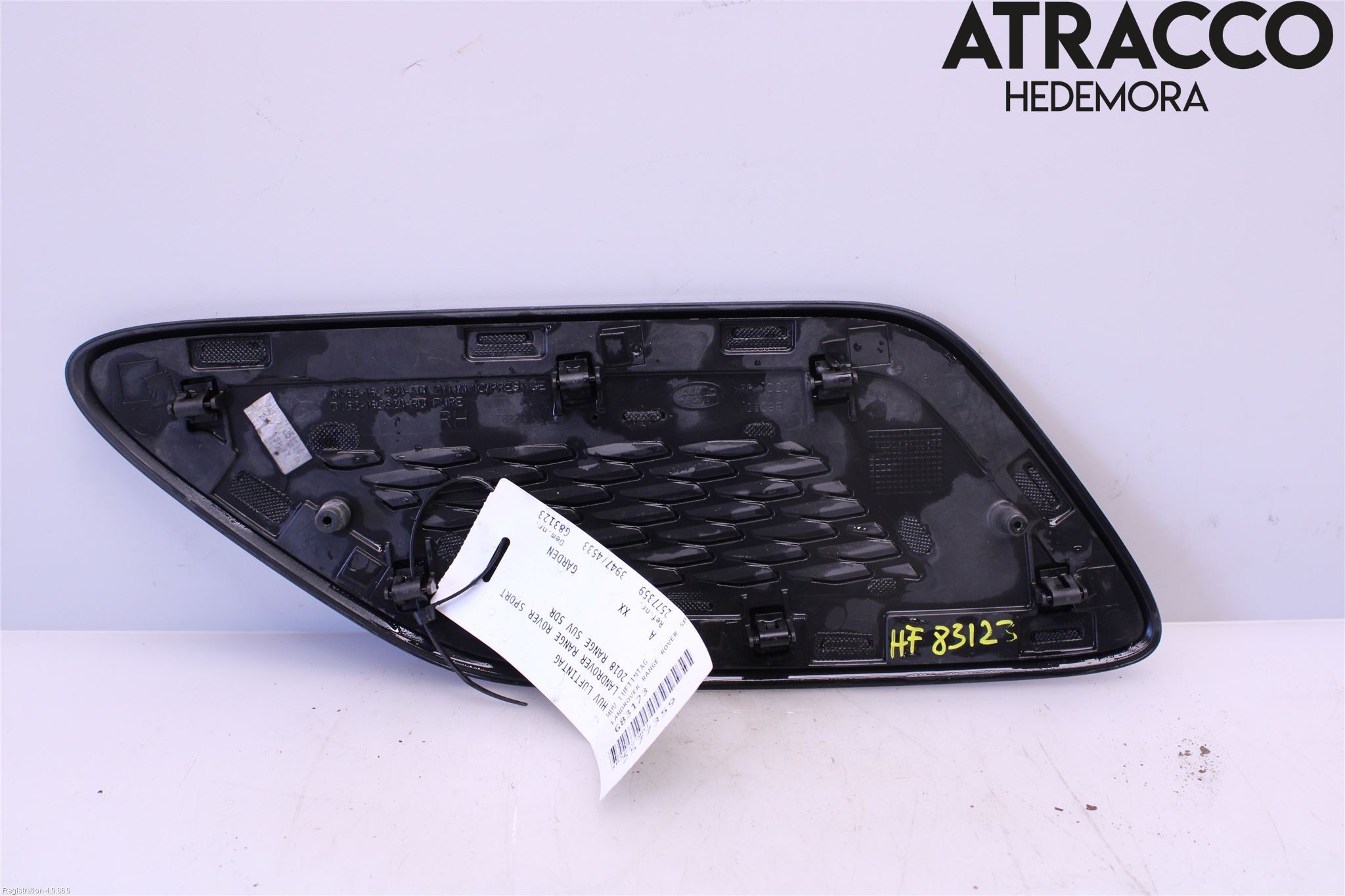 Landrover RANGE ROVER SPORT (L494) 14-22 Panser Luftinntak Oppå