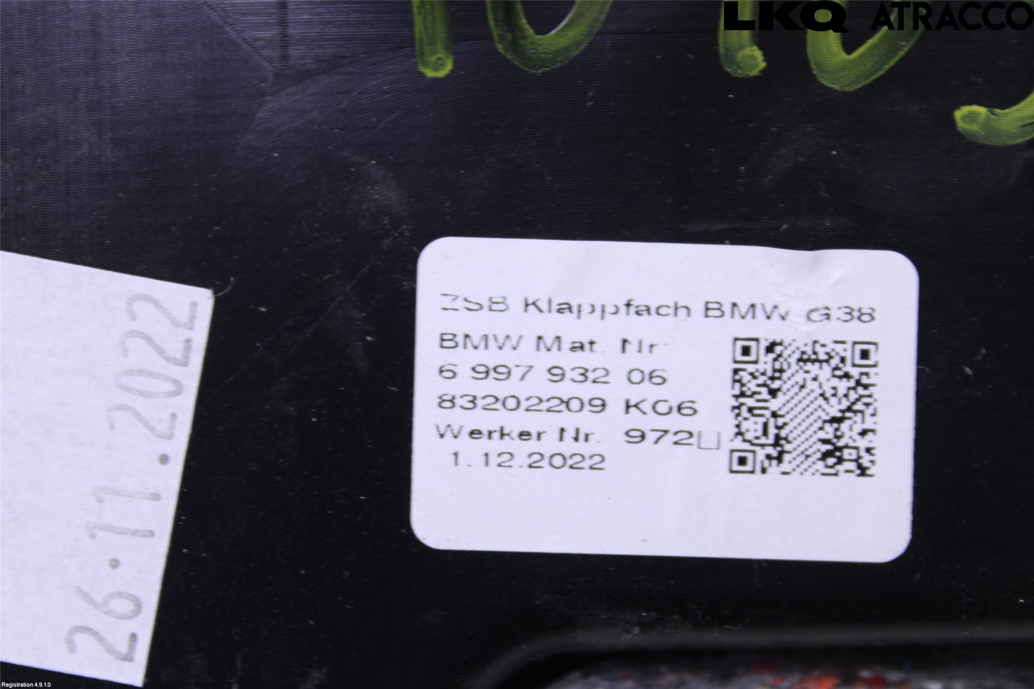 BMW 5 G30/G31/F90 17-23 Innr Oppbevaringsrom