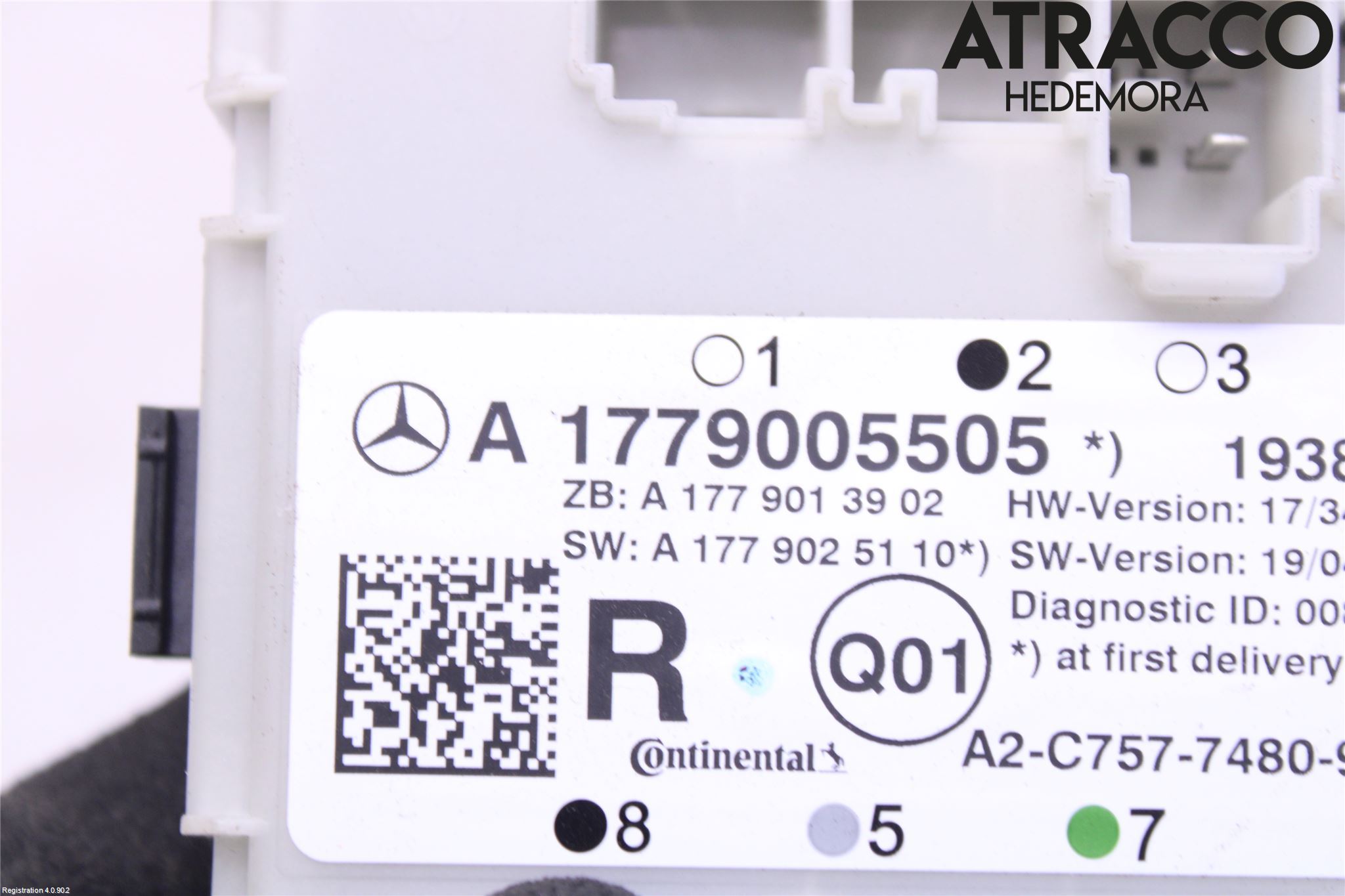 Mercedes-Benz MB CLA-KLASS (C118/X118) 19- Styreenhet Dør