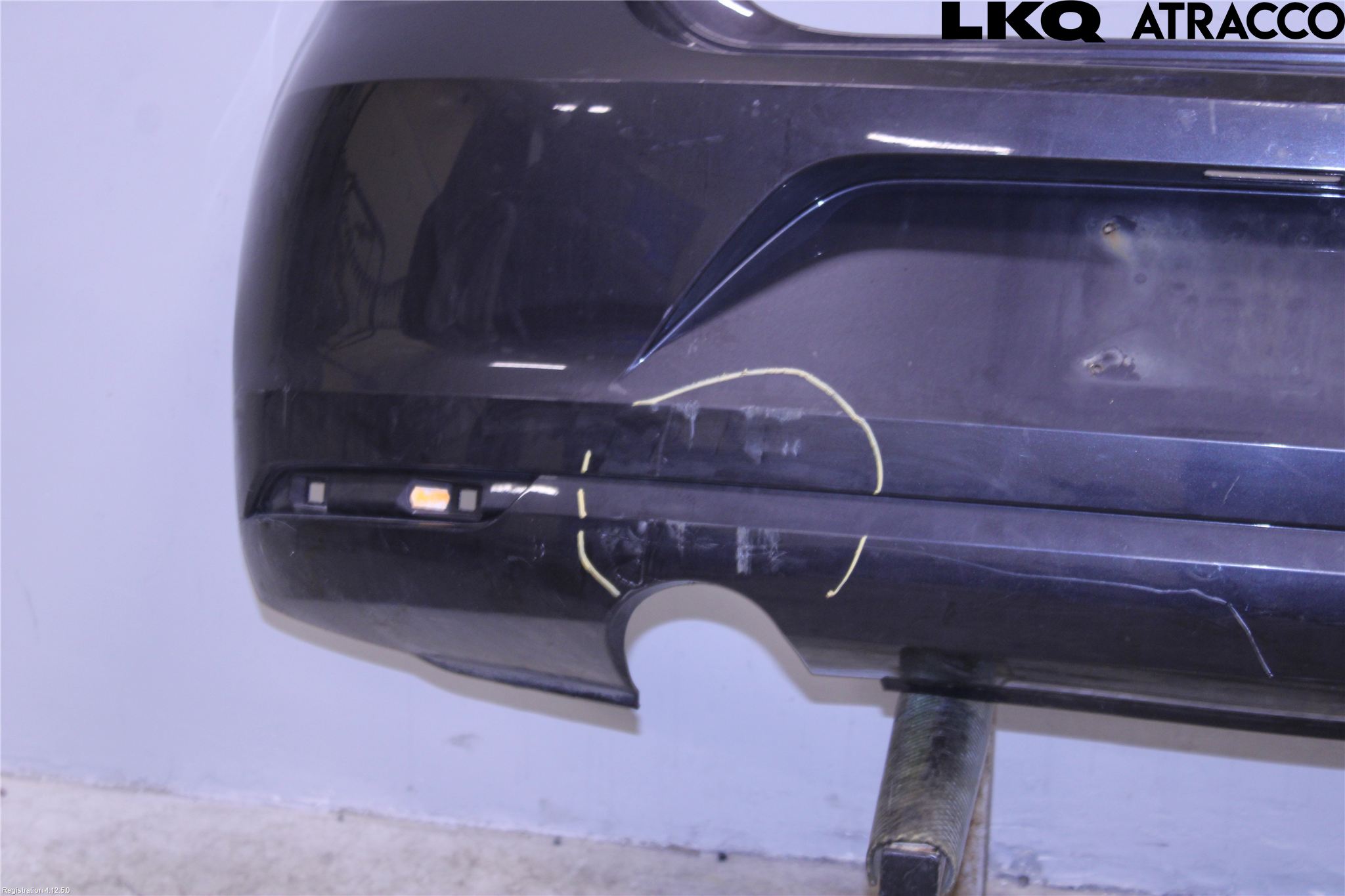 Volkswagen VW POLO 10-17 Støtfanger Bak Overtrekk
