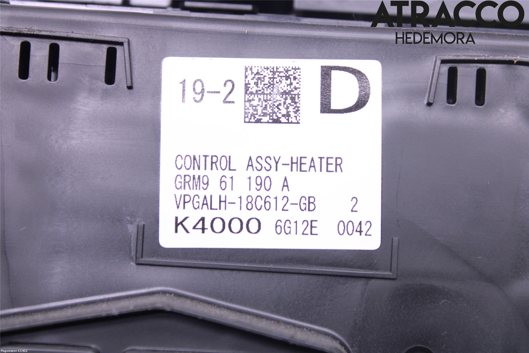 Mazda 6 13- Varme Ac Betjening-Display
