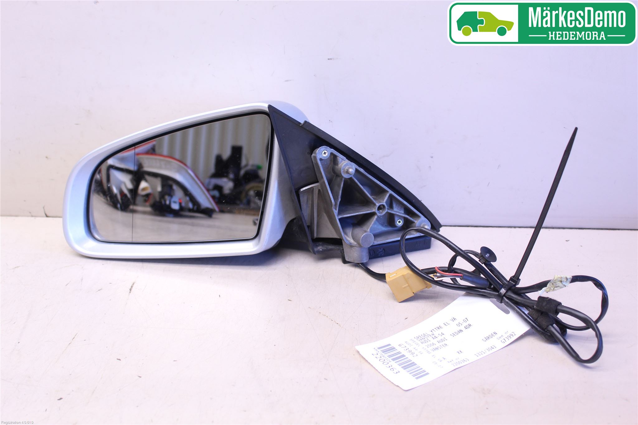 Audi A4/S4 05-07 Speil V M-El Justering