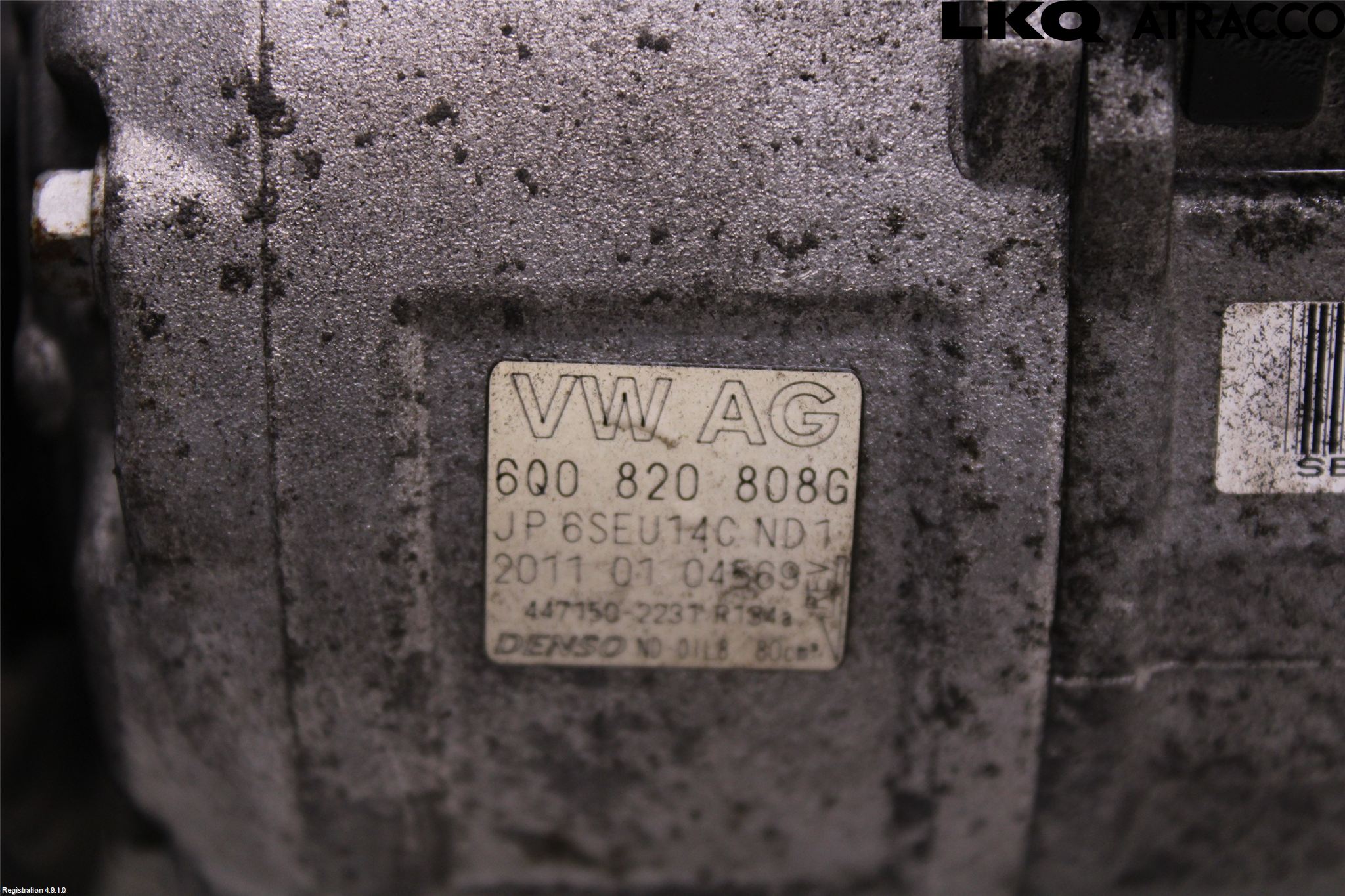 Skoda FABIA 07-14 Varme Ac Kompressor