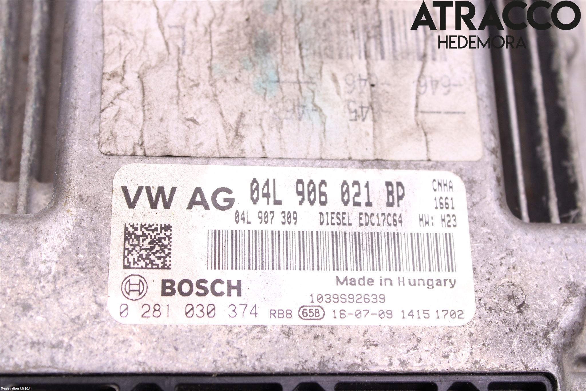 Audi A6/S6 4G 11-18 Styreenhet Dieselpumpe