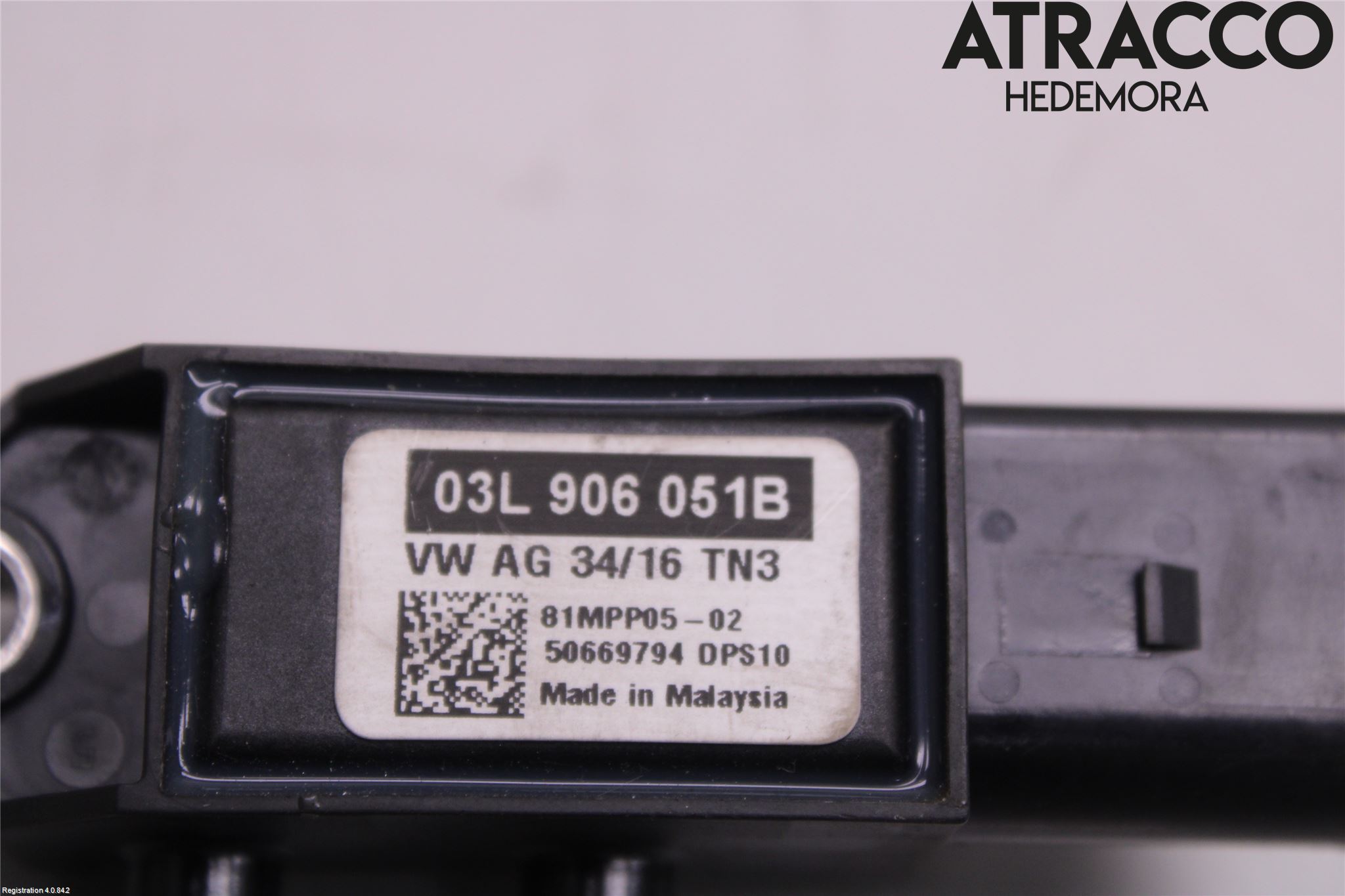 Audi Q3 8U 12-18 Sensor Temp-Trykk Avgass