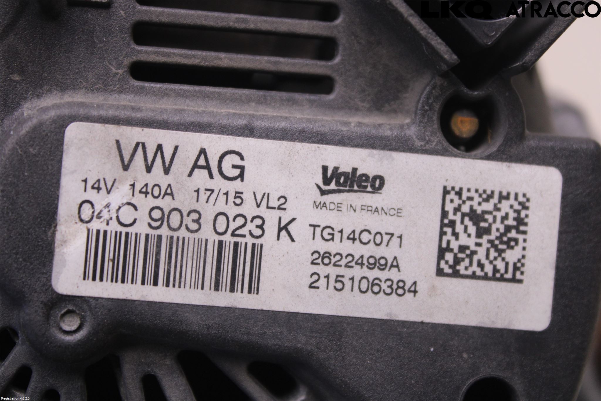 Volkswagen VW GOLF / E-GOLF VII 13-20 Dynamo