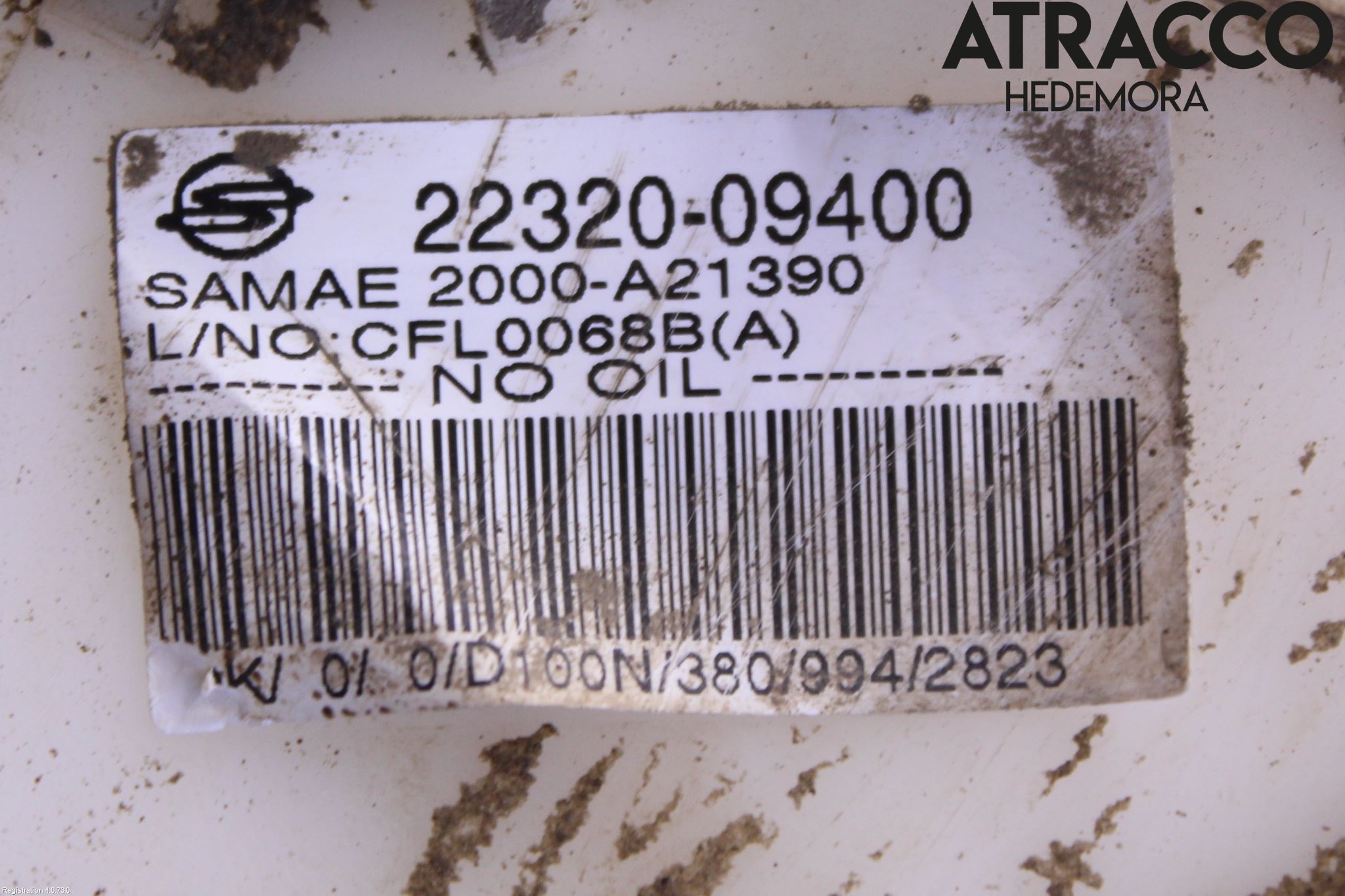 SsangYong SSANG YONG ACTYON/SPORT 06-17 Drivstoff Dieselpumpe Hoved