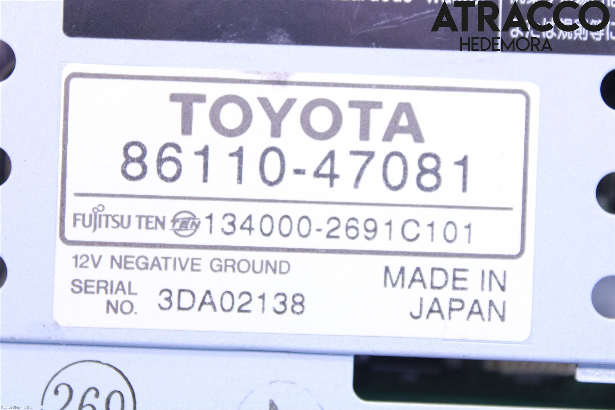 Toyota PRIUS NWH20 04-08 Multifunktionsdisplay