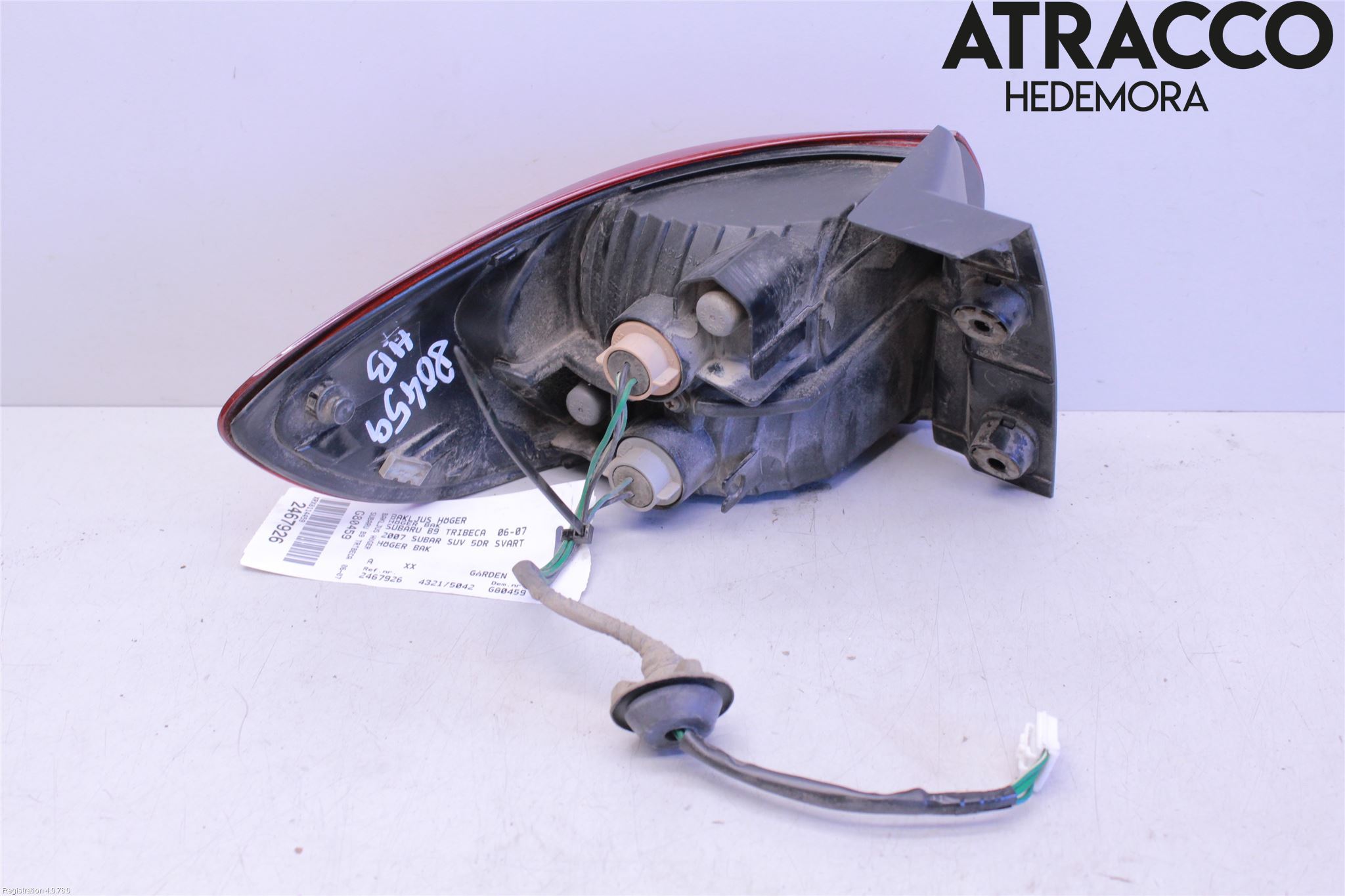 Subaru B9 TRIBECA  06-07 Baklykt Høyre