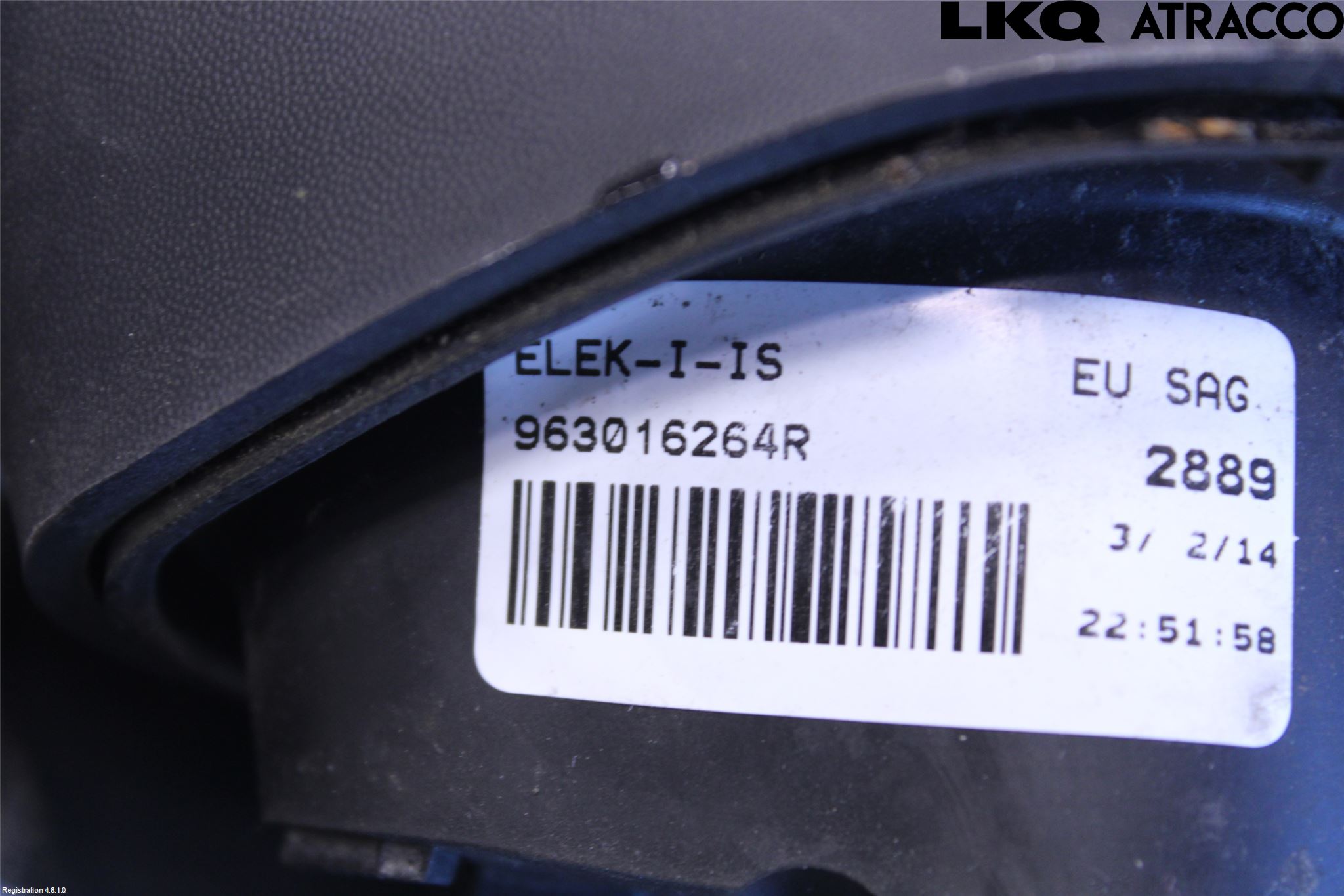 Renault CLIO IV 12-16 Speil H M-El Justering