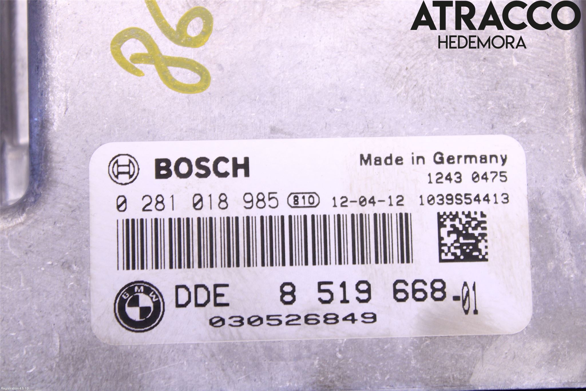 BMW 3 E90/91 SED/TOU 05-12 Styreenhet Dieselpumpe