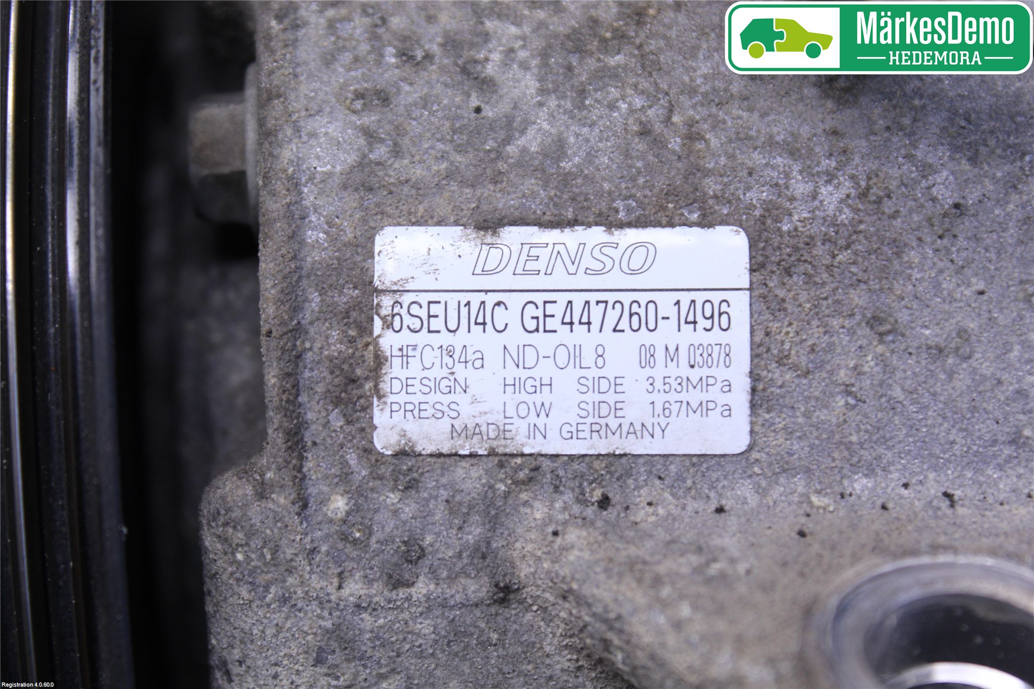 Toyota VERSO 09-18 Varme Ac Kompressor