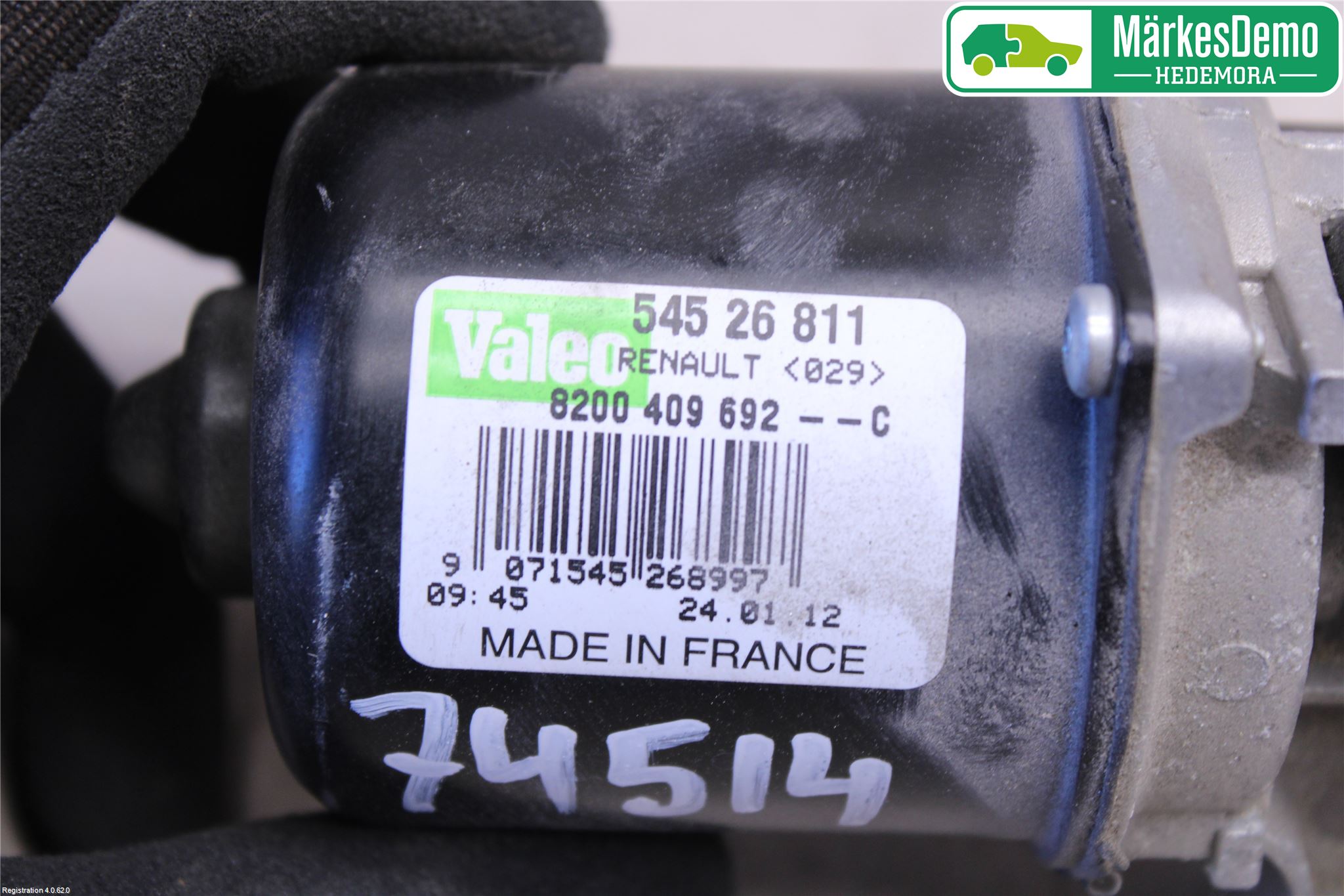Renault KANGOO II 08-14 Viskermotor Frontrute