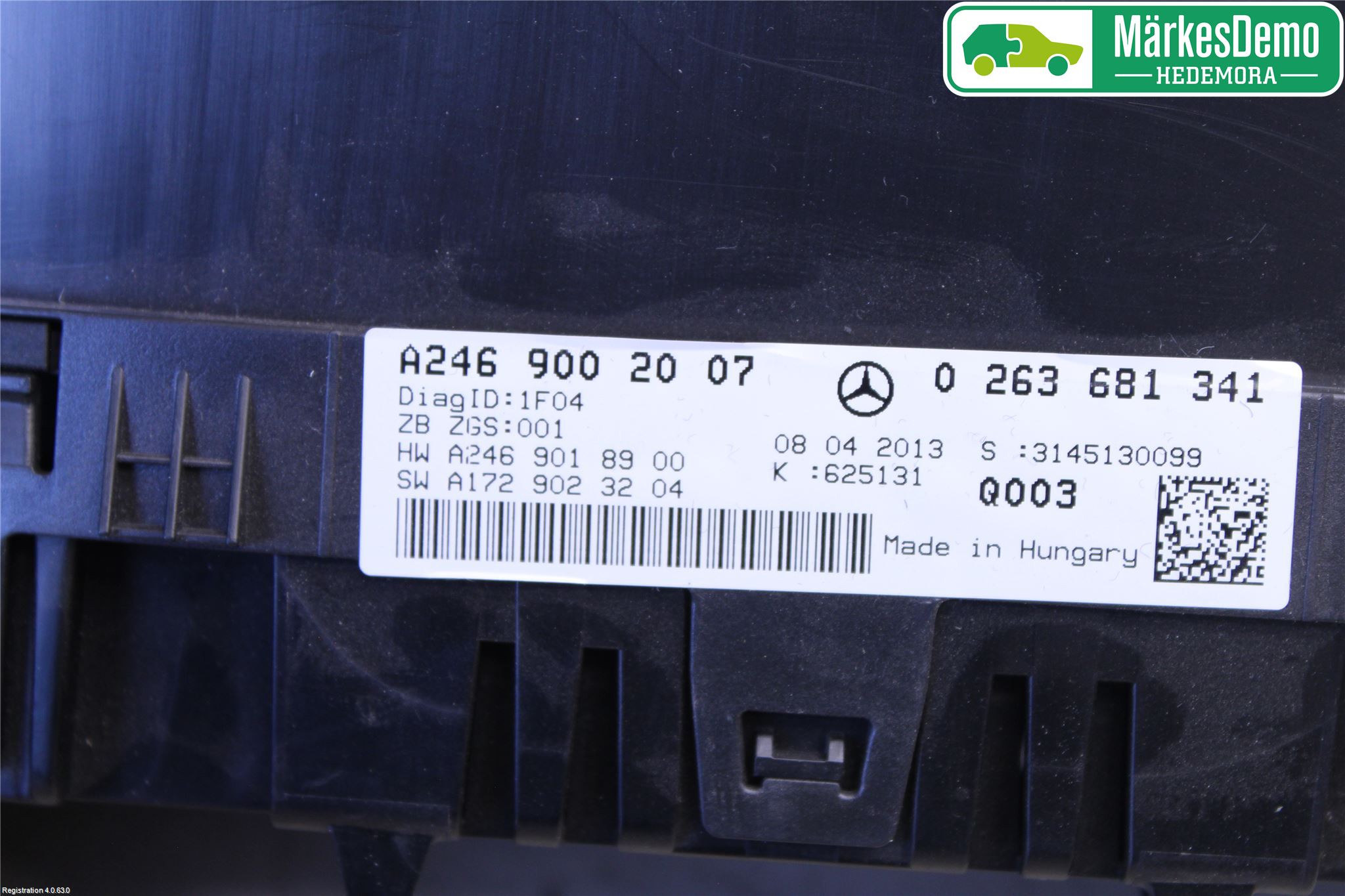 Mercedes-Benz MB B-KLASS (W246/W242) 12-19 Instr Kombinert