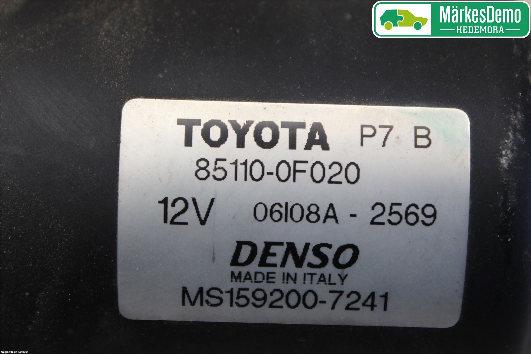 Toyota COROLLA VERSO 04-07 Viskermotor Frontrute