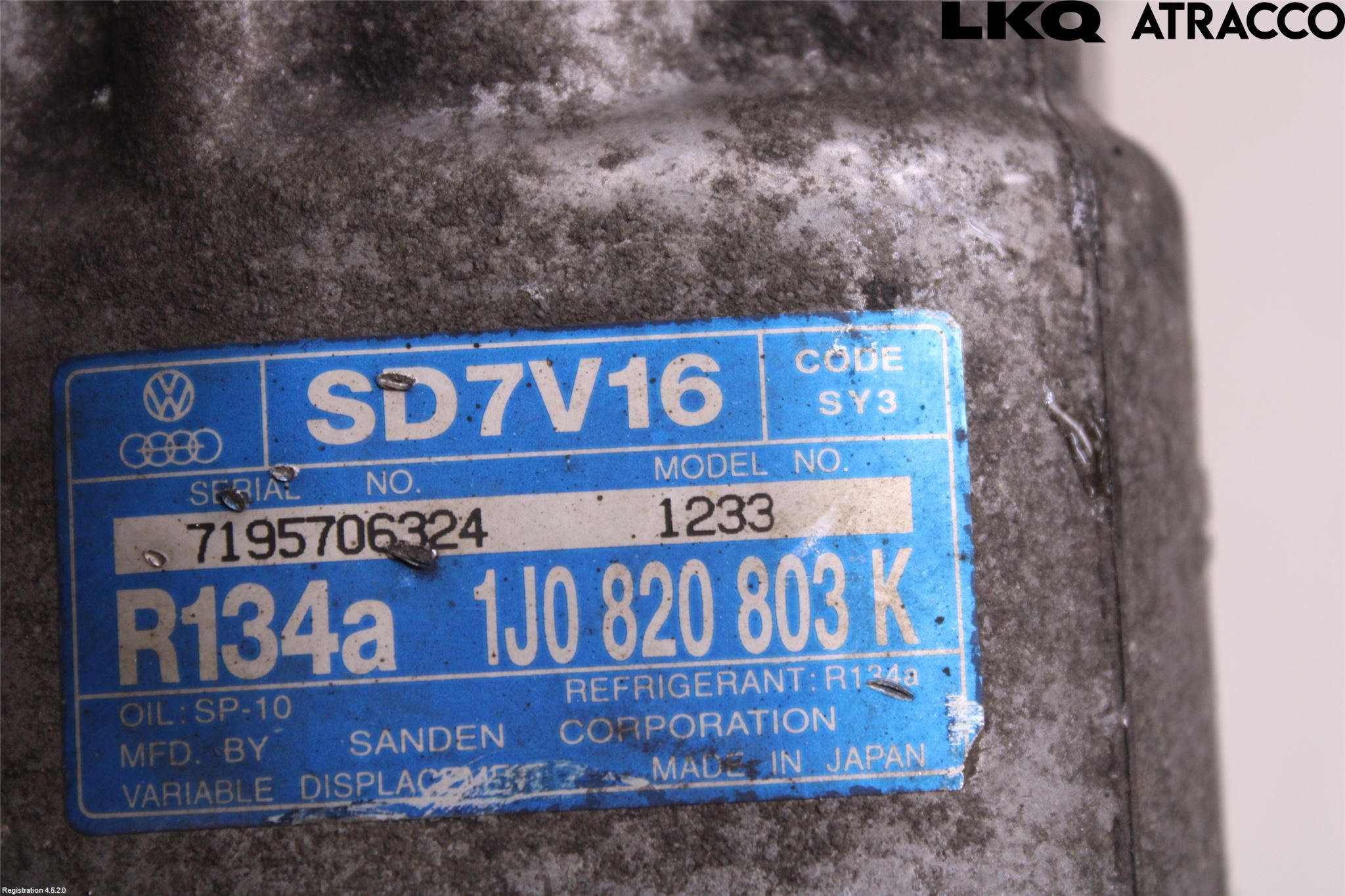 Skoda OCTAVIA (1U) 96-11 Varme Ac Kompressor