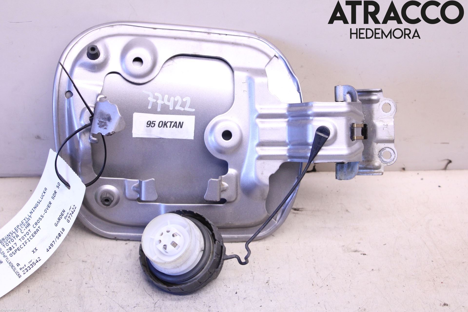 Toyota C-HR 16-23 Drivstoff Tankluke