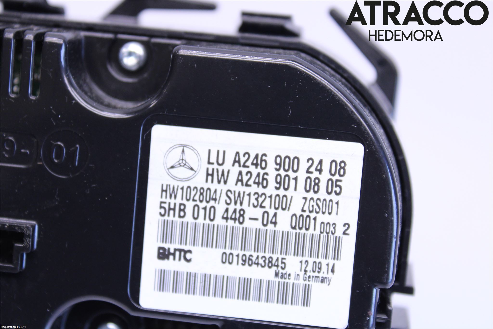 Mercedes-Benz MB CLA-KLASS (C117/X117) 13-19 Varme Ac Betjening-Display