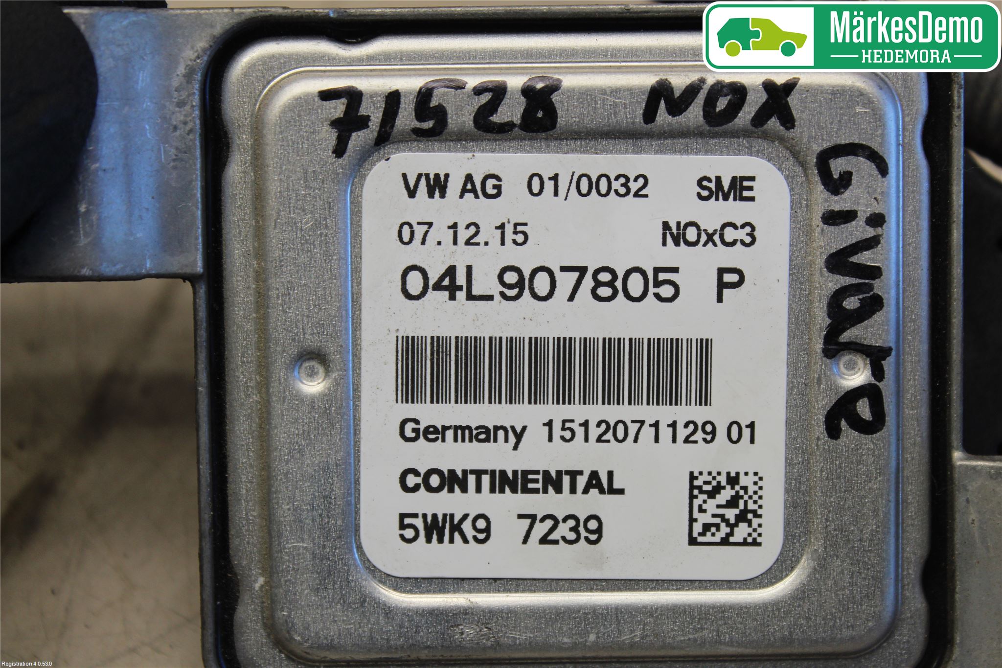 Volkswagen VW CADDY 16-20 Inns Lambdasonde