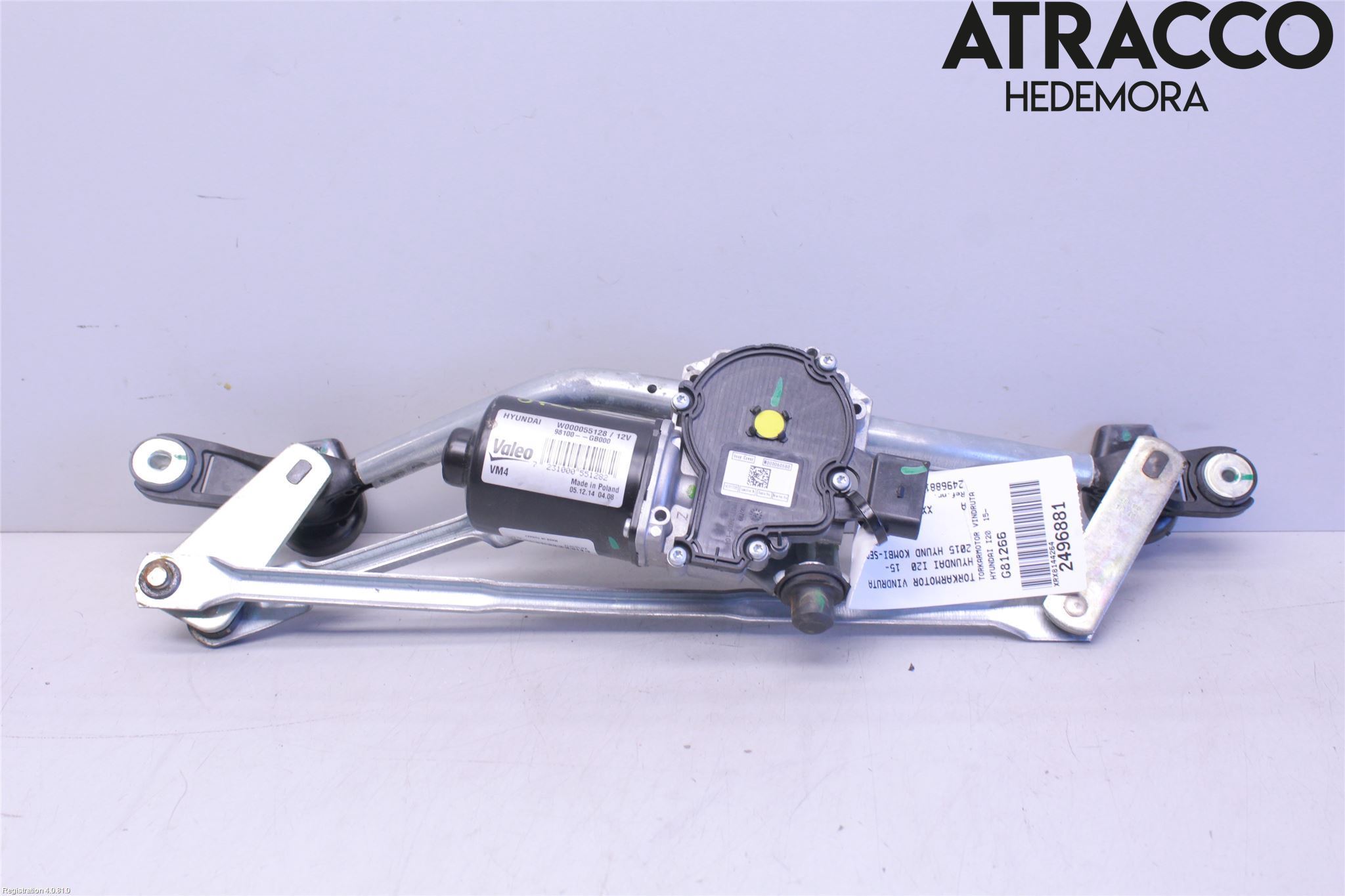 Hyundai i20 GB 15-20 Viskermotor Frontrute