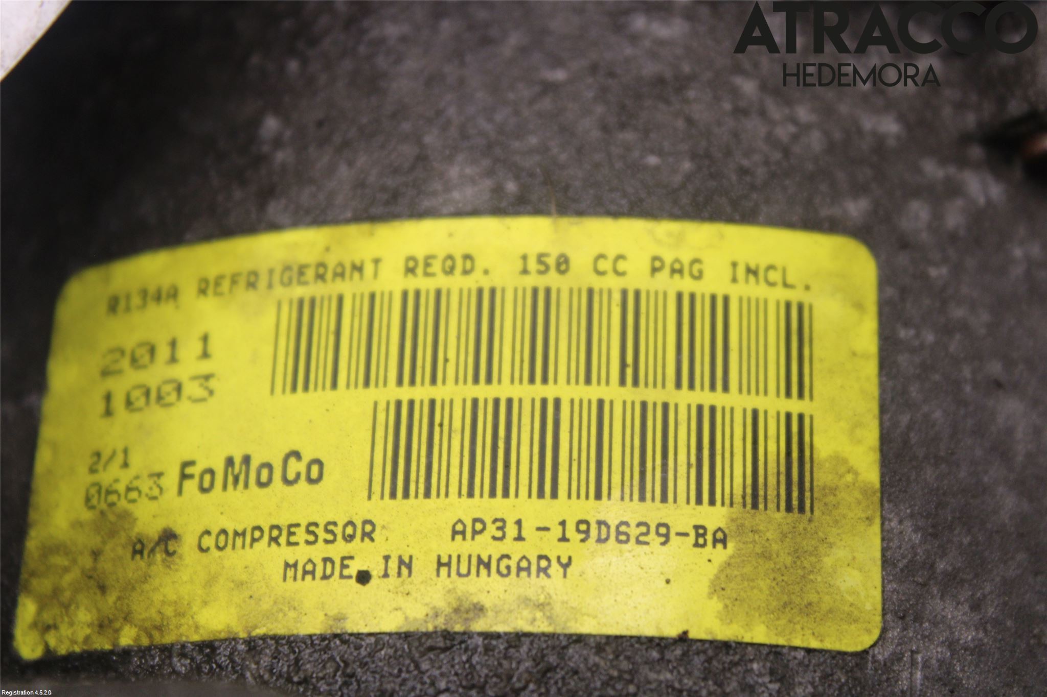 Ford FOCUS 11-14 Varme Ac Kompressor