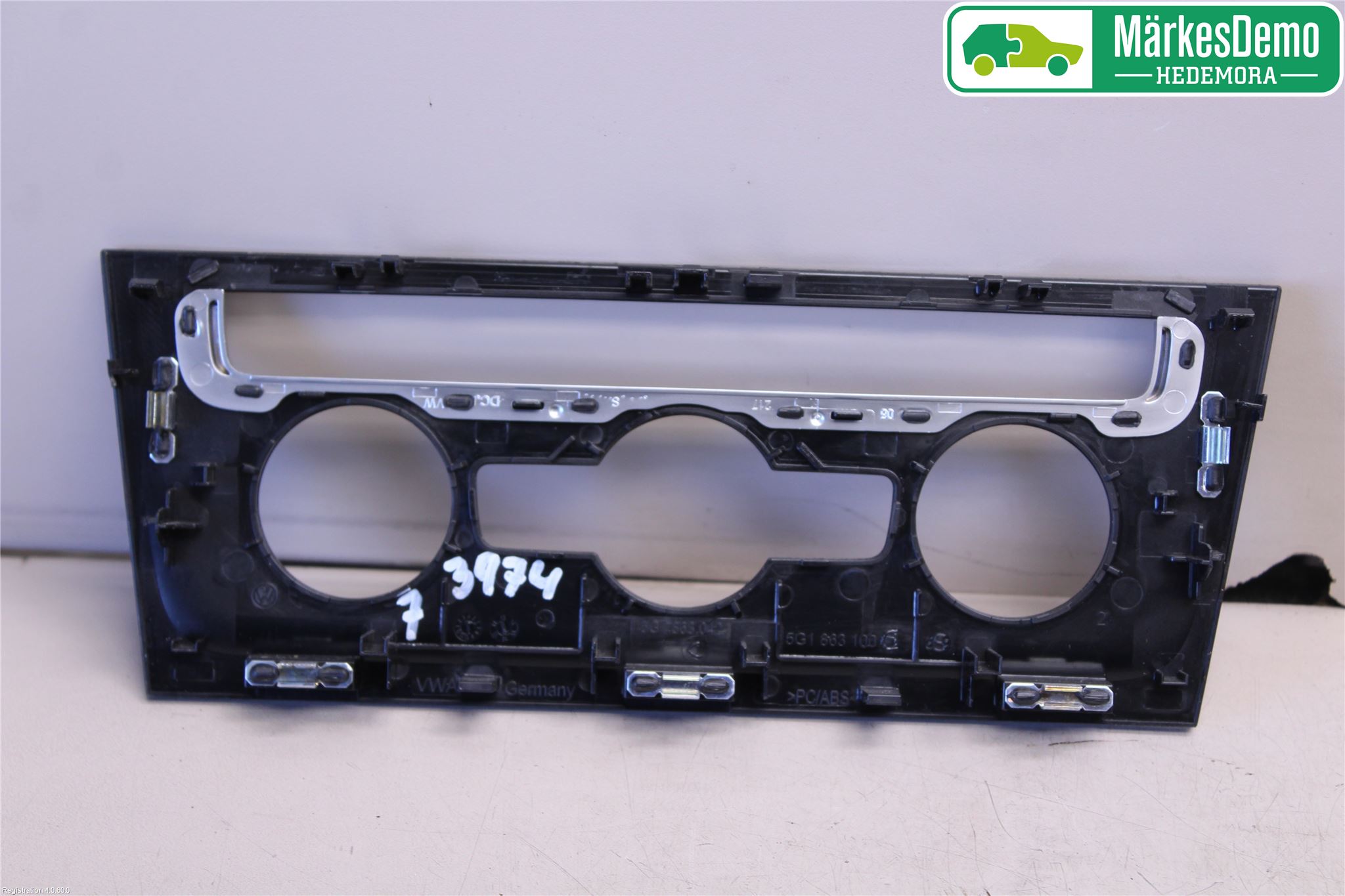 Volkswagen VW GOLF / E-GOLF VII 13-20 Instrument Ramme